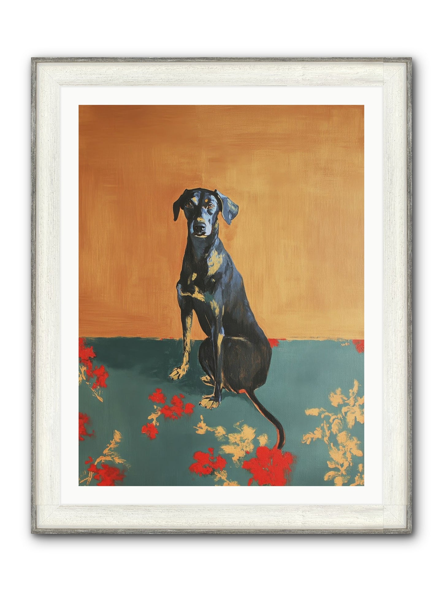 Wilde Framed Print - Driftwood White 30x40