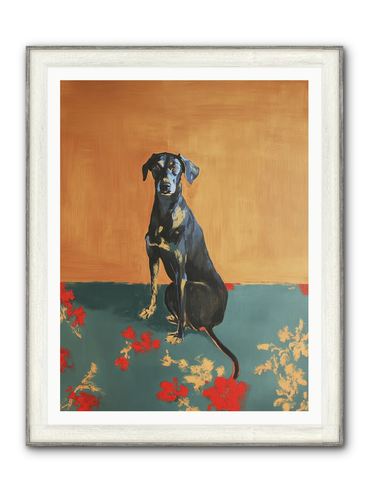 Wilde Framed Print - Driftwood White 36x48