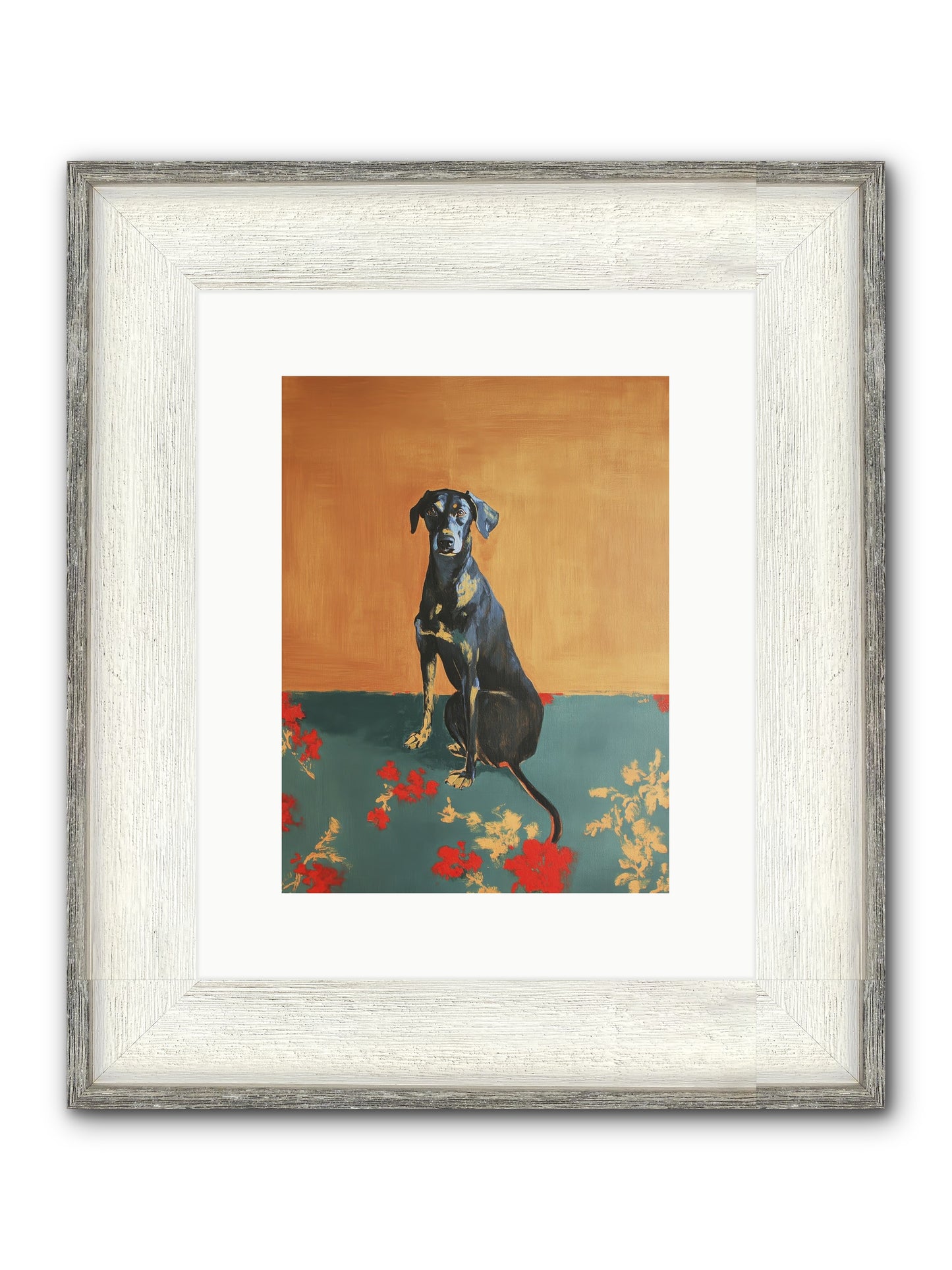 Wilde Framed Print - Driftwood White 9x12