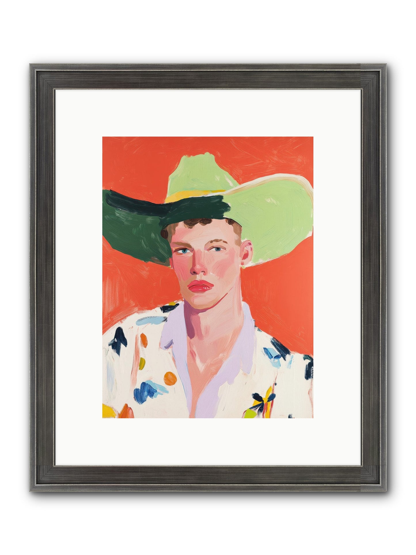 Wildfire Rodeo Framed Print - Slimwoods Black/Silver 9x12