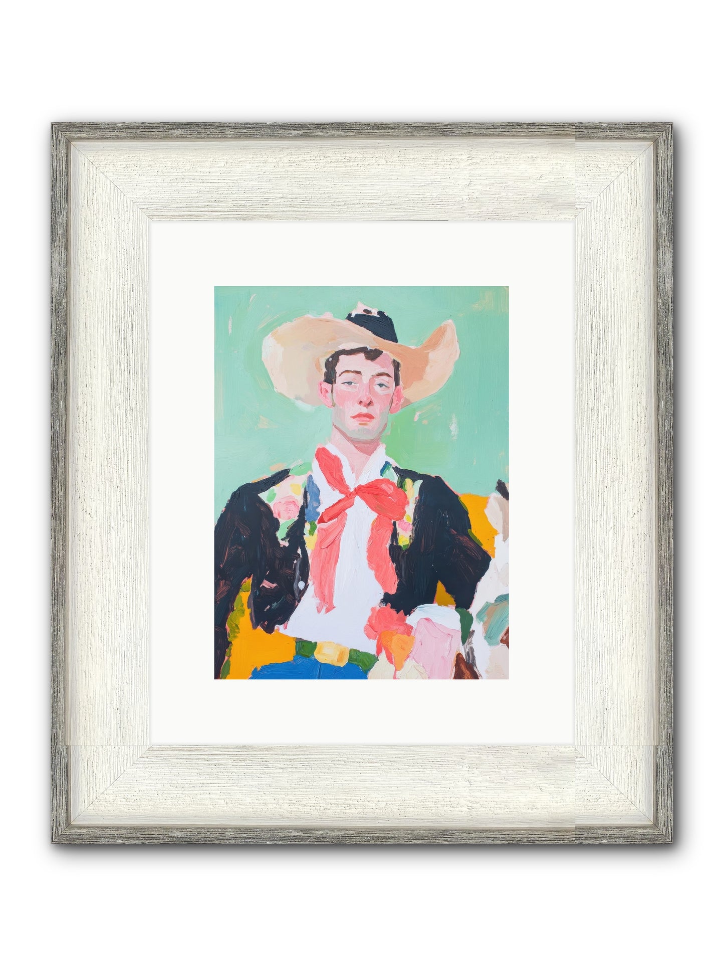 Wildfire Williams Framed Print - Driftwood White 9x12