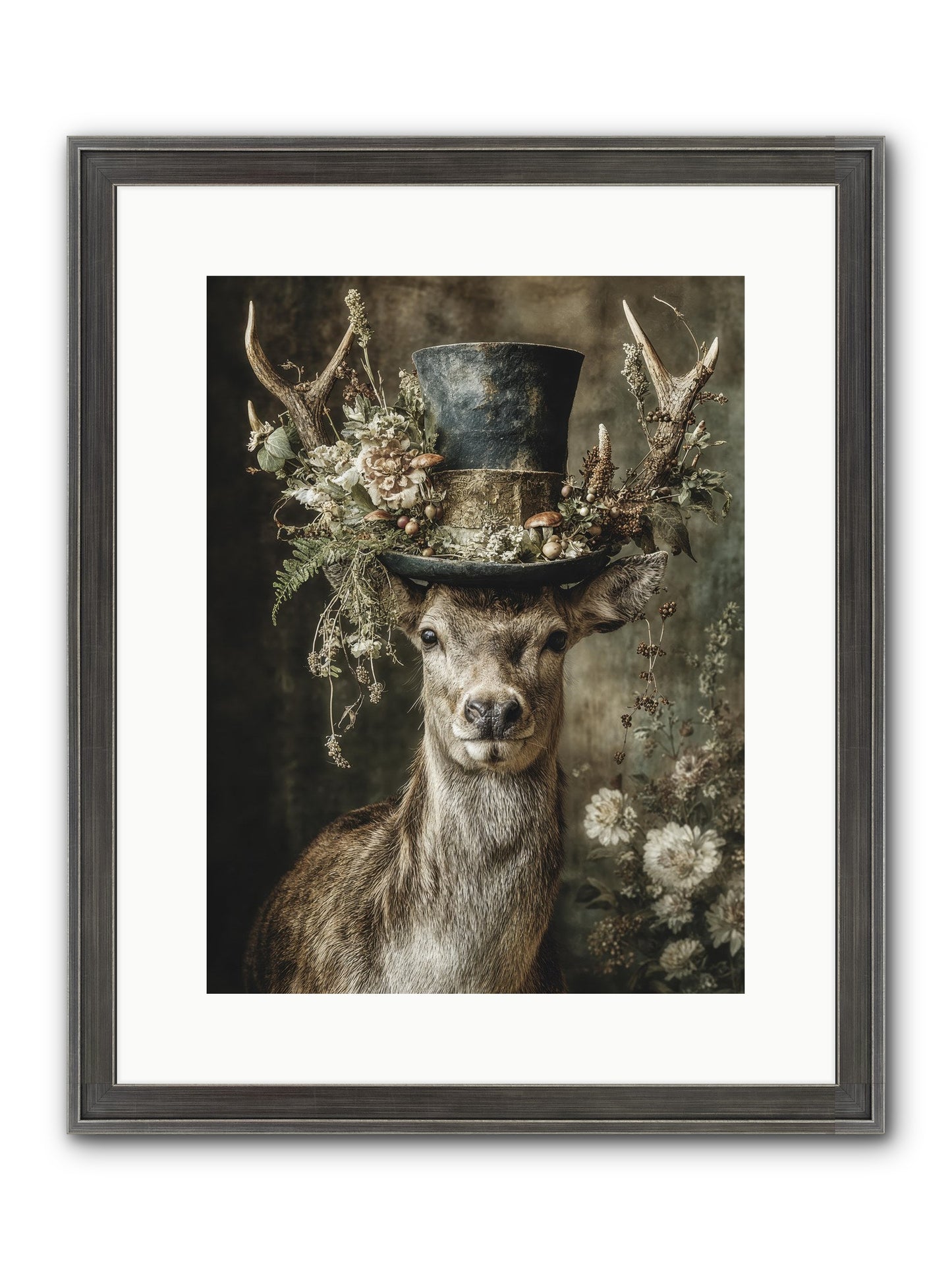 Wildwood Framed Print - Slimwoods Black/Silver 12x16