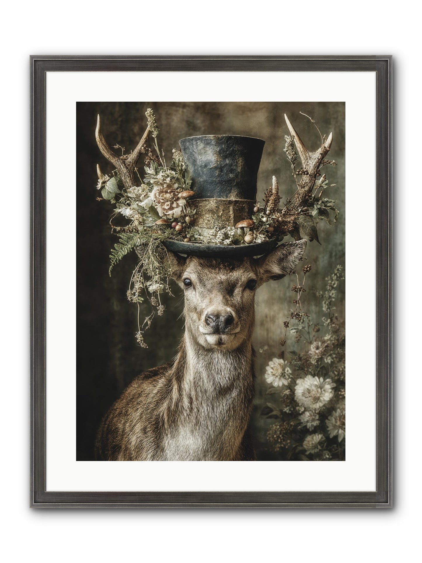 Wildwood Framed Print - Slimwoods Black/Silver 18x24