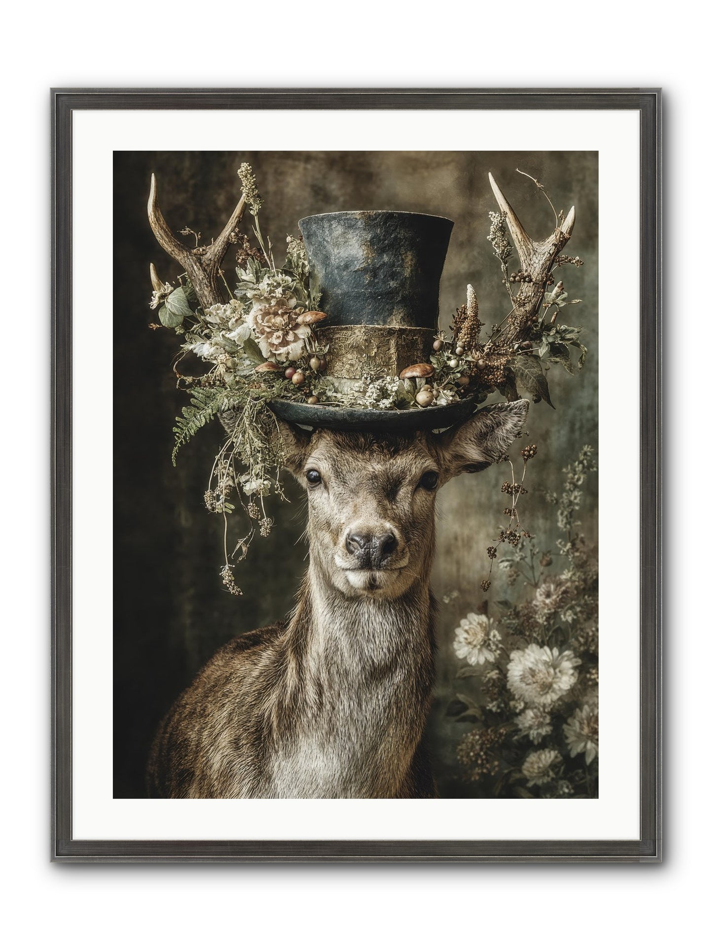 Wildwood Framed Print - Slimwoods Black/Silver 24x32