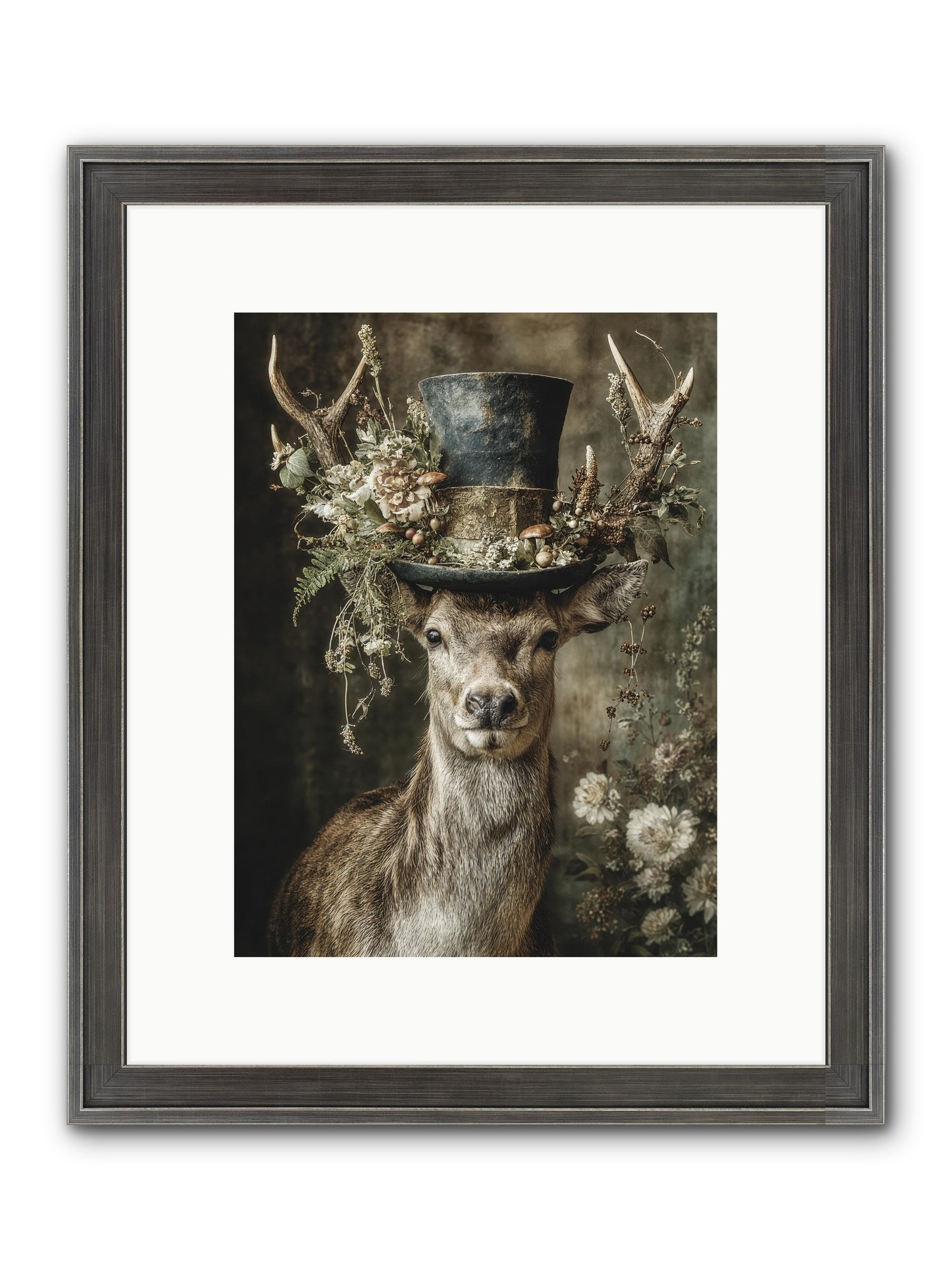 Wildwood Framed Print - Slimwoods Black/Silver 9x12