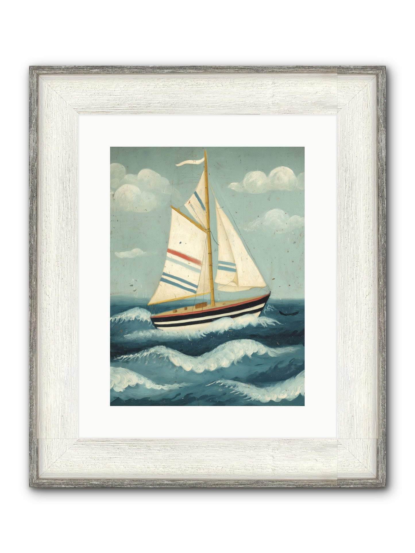 Wind Dancer Framed Print - Driftwood White 12x16