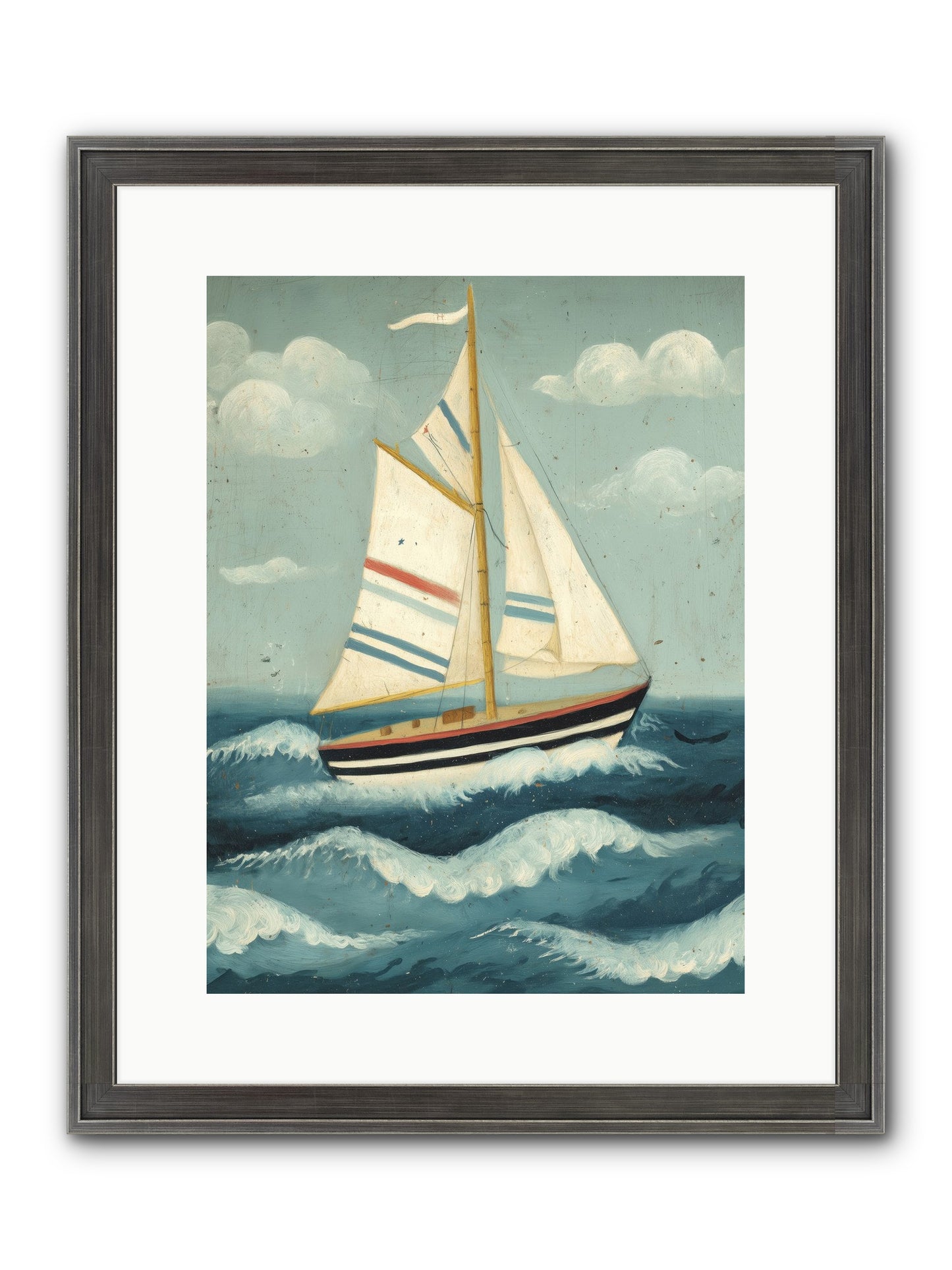Wind Dancer Framed Print - Slimwoods Black/Silver 12x16