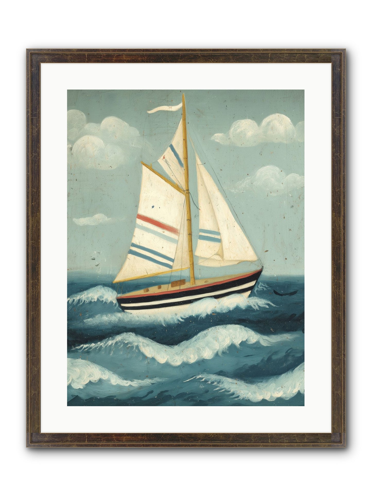 Wind Dancer Framed Print - Slimwoods Black/Gold 18x24