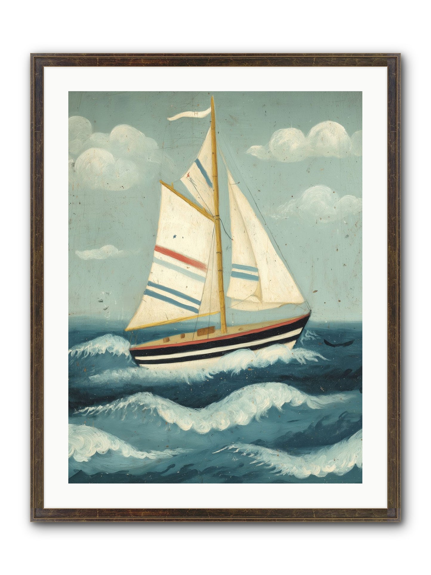 Wind Dancer Framed Print - Slimwoods Black/Gold 24x32