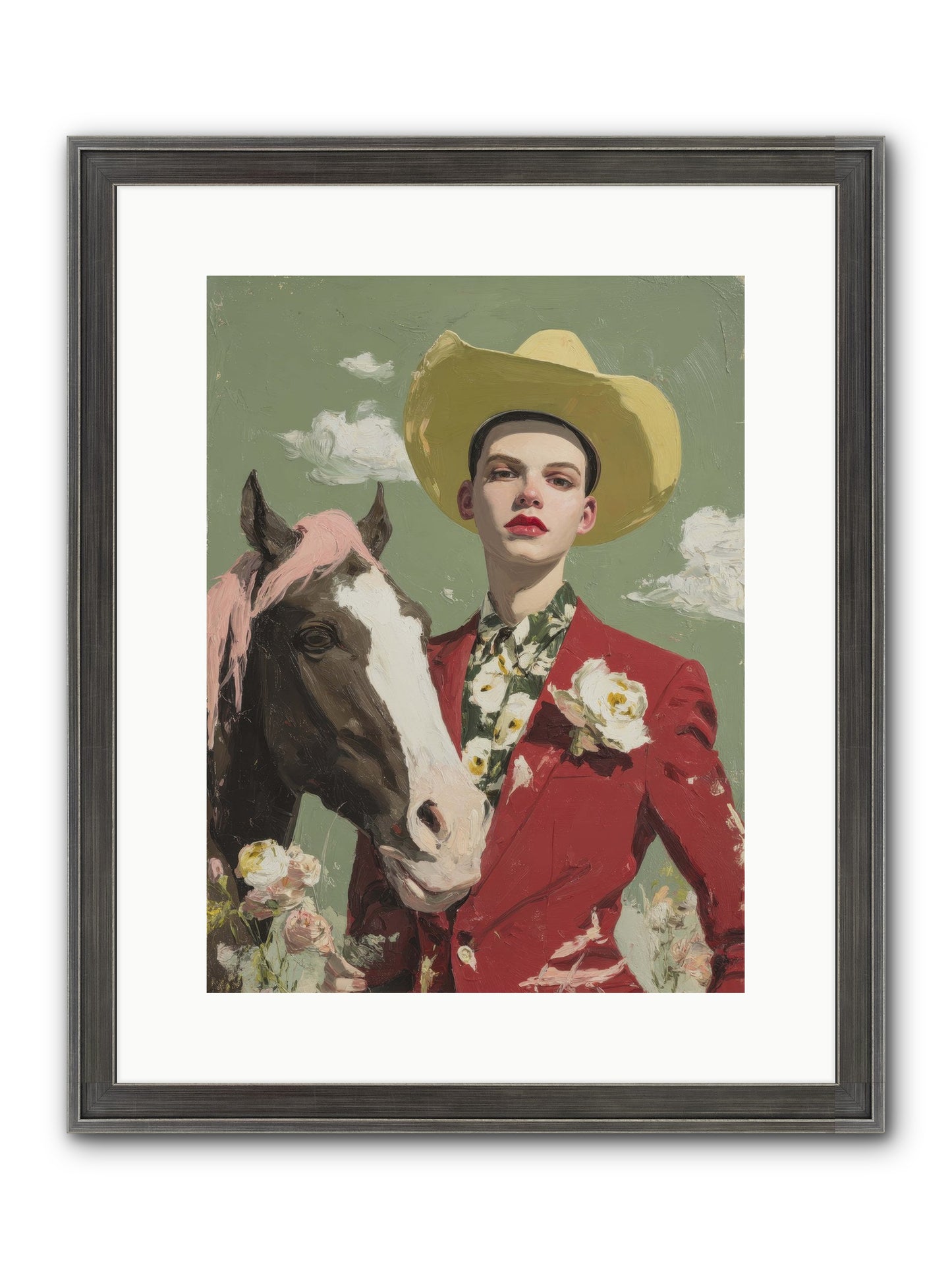 Wind-Spoken Promises Framed Print - Slimwoods Black/Silver 12x16