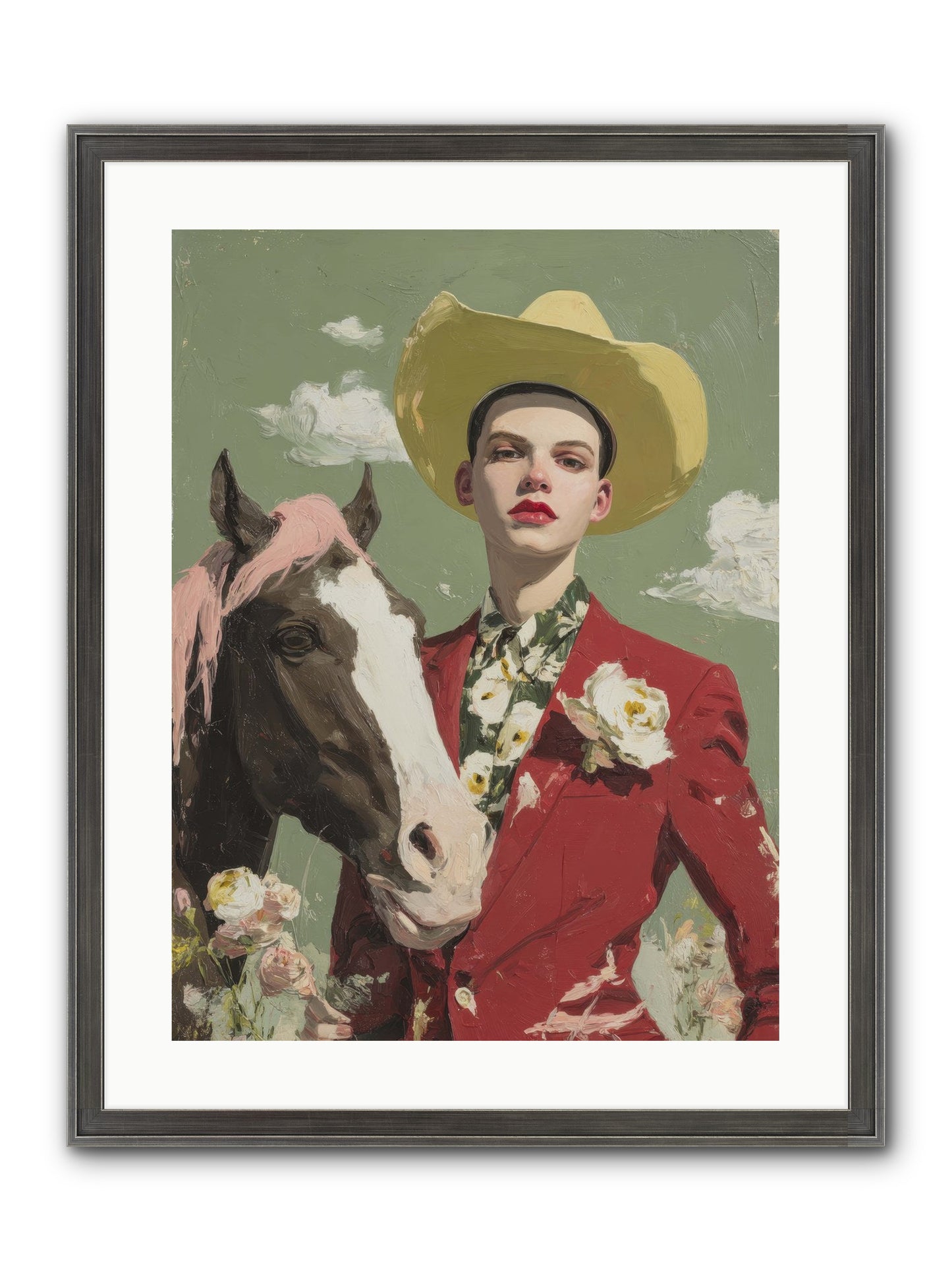 Wind-Spoken Promises Framed Print - Slimwoods Black/Silver 18x24