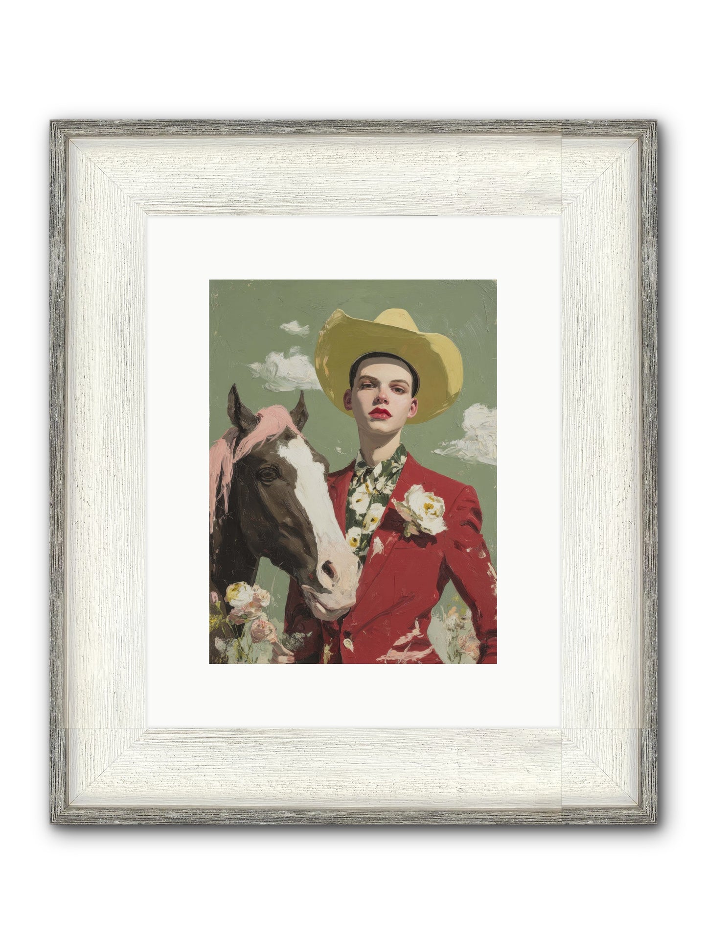 Wind-Spoken Promises Framed Print - Driftwood White 9x12