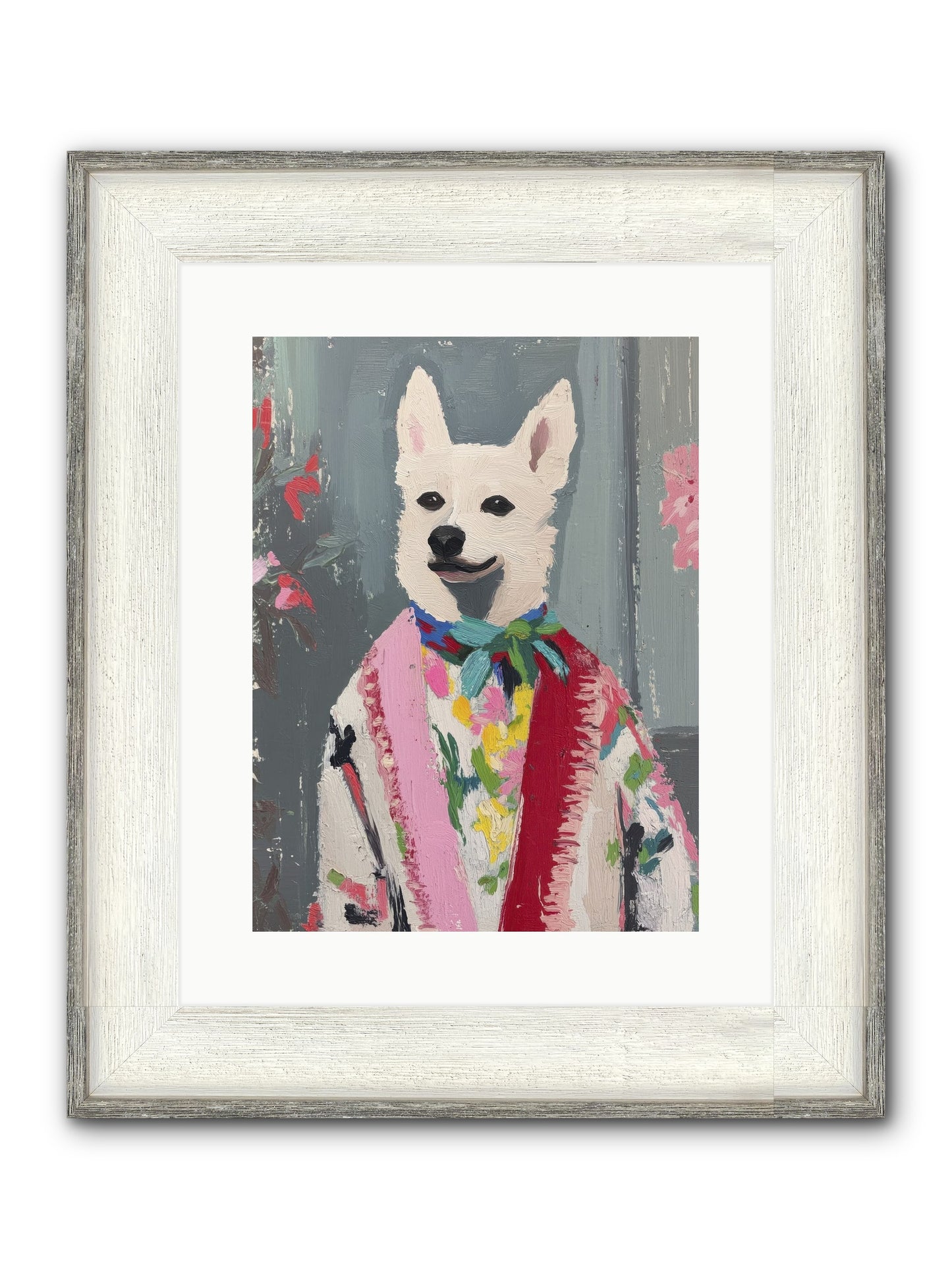 Window Seat Philosopher Framed Print - Driftwood White 12x16