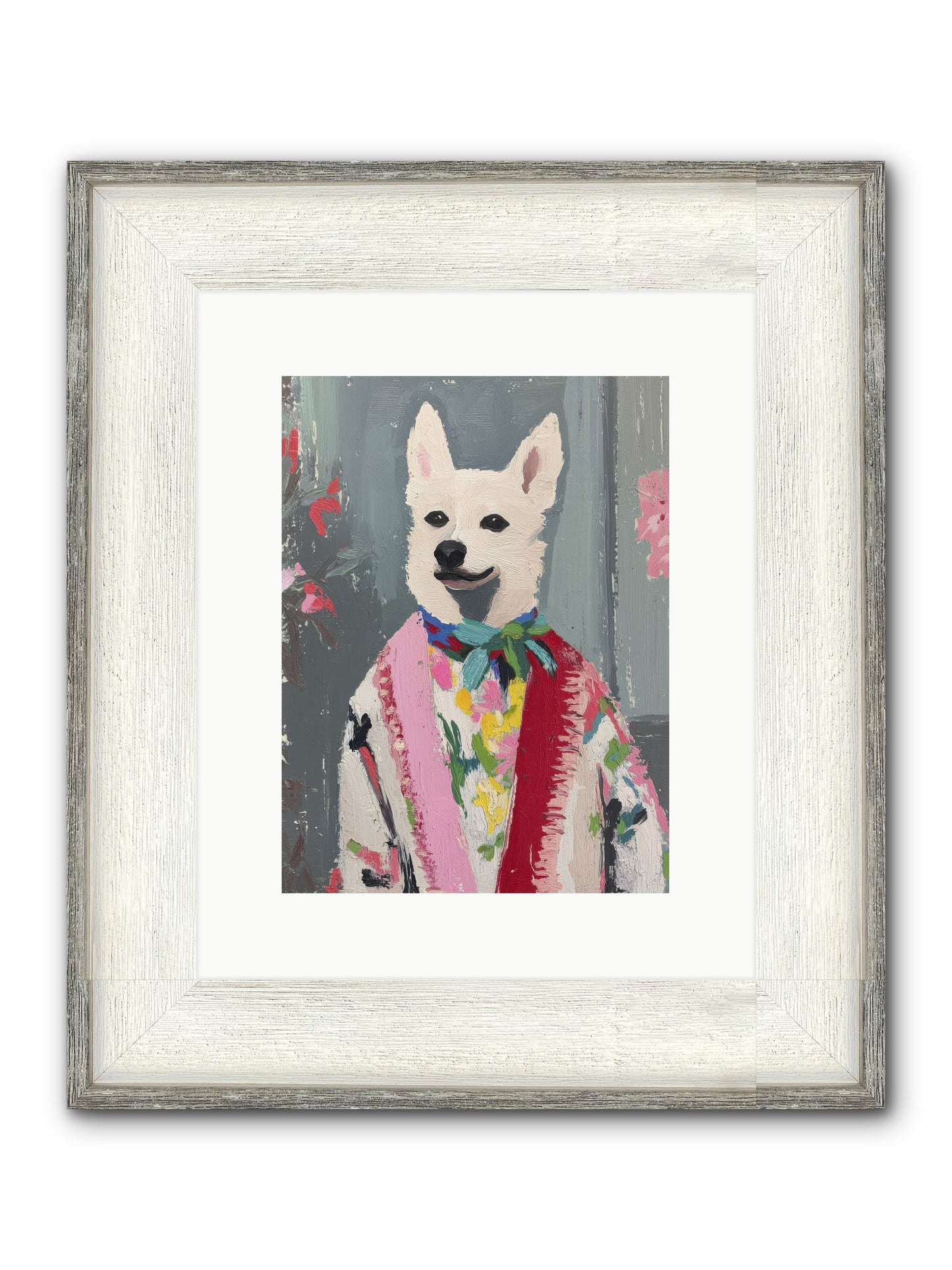 Window Seat Philosopher Framed Print - Driftwood White 9x12