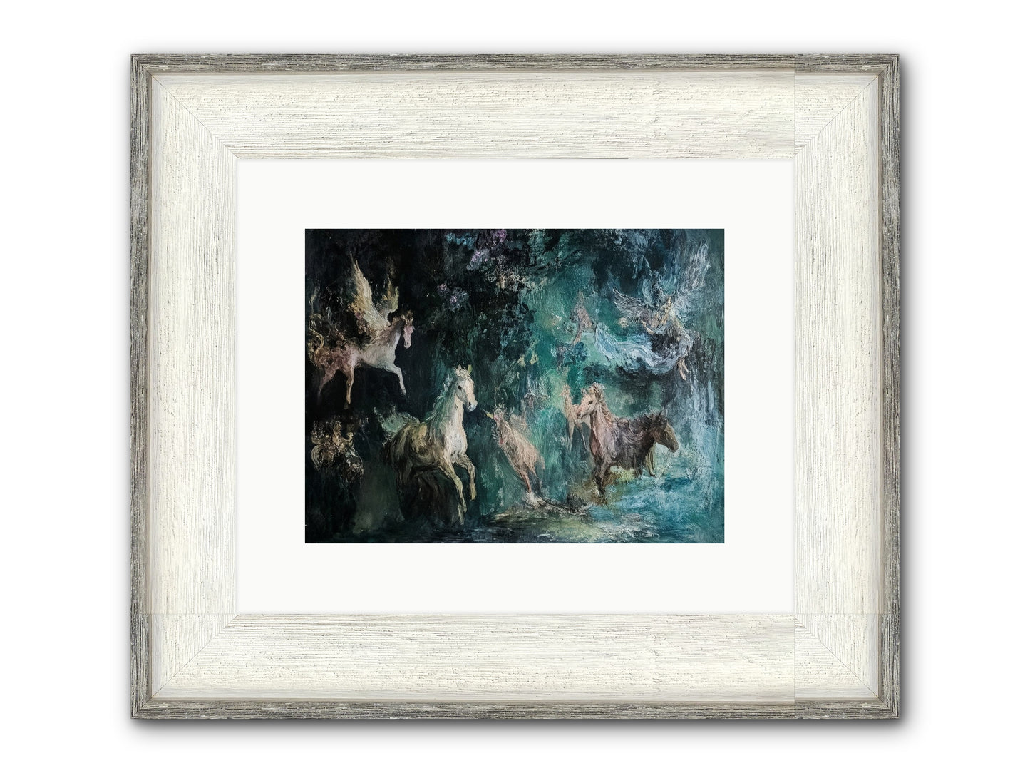 Windsor Legends Framed Print - Driftwood White 12x9