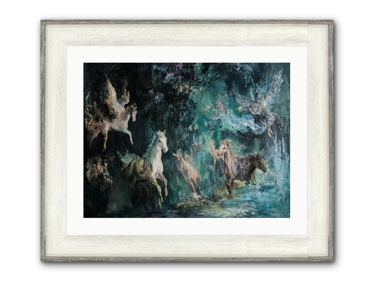 Windsor Legends Framed Print - Driftwood White 24x18