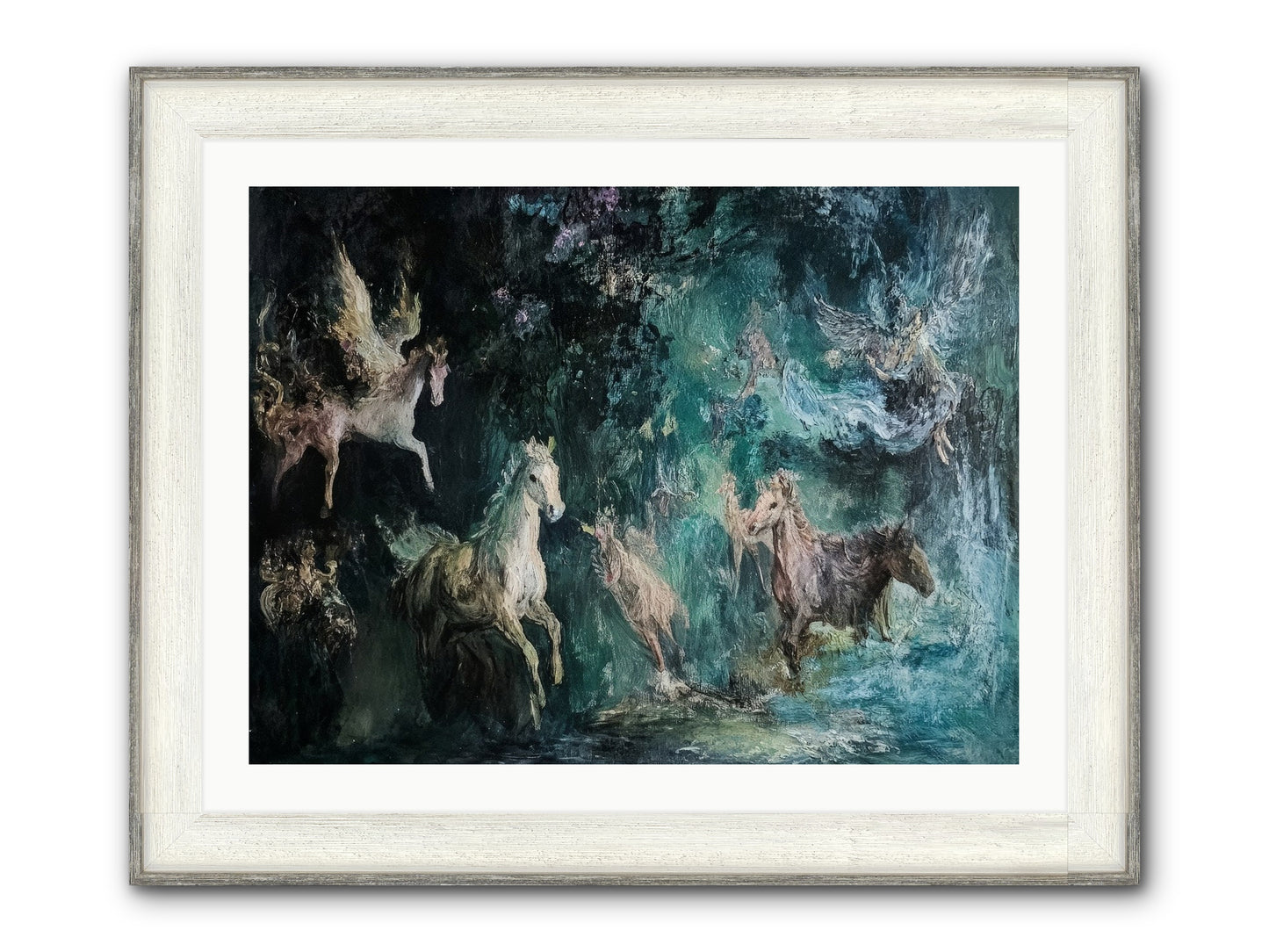 Windsor Legends Framed Print - Driftwood White 32x24