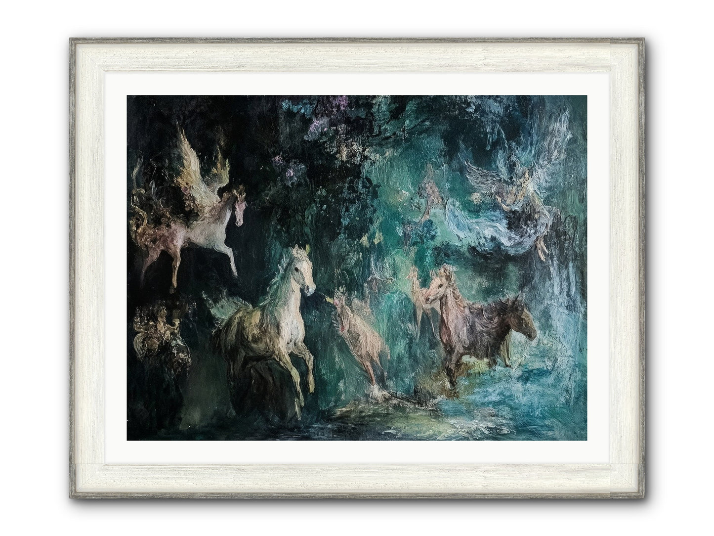 Windsor Legends Framed Print - Driftwood White 40x30