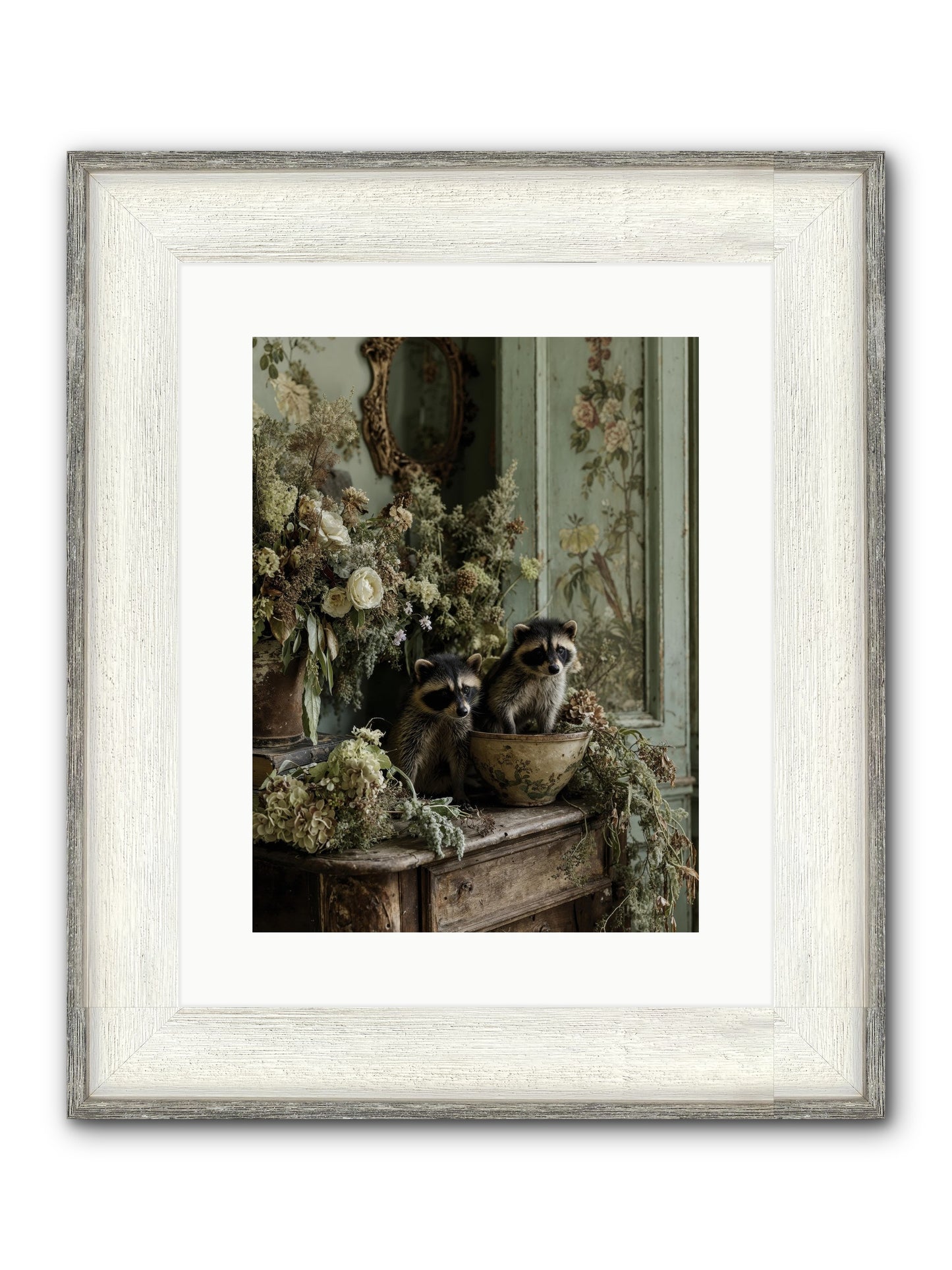Windsor Road Framed Print - Driftwood White 12x16