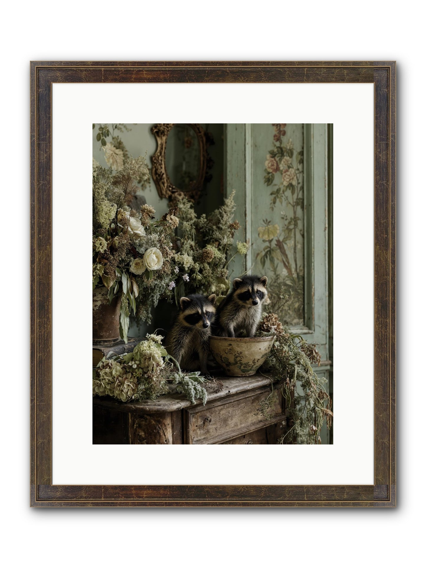 Windsor Road Framed Print - Slimwoods Black/Gold 12x16