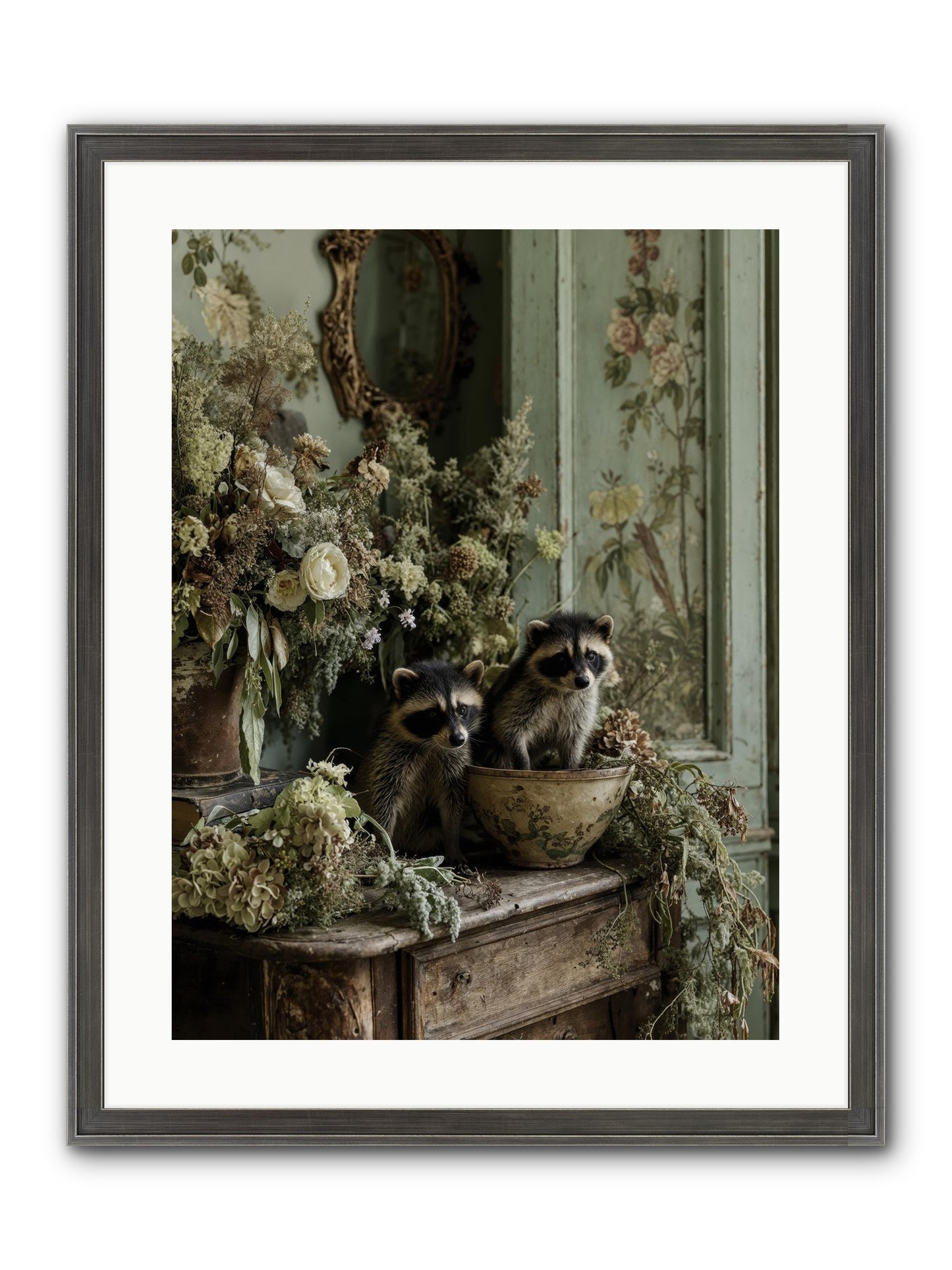 Windsor Road Framed Print - Slimwoods Black/Silver 18x24