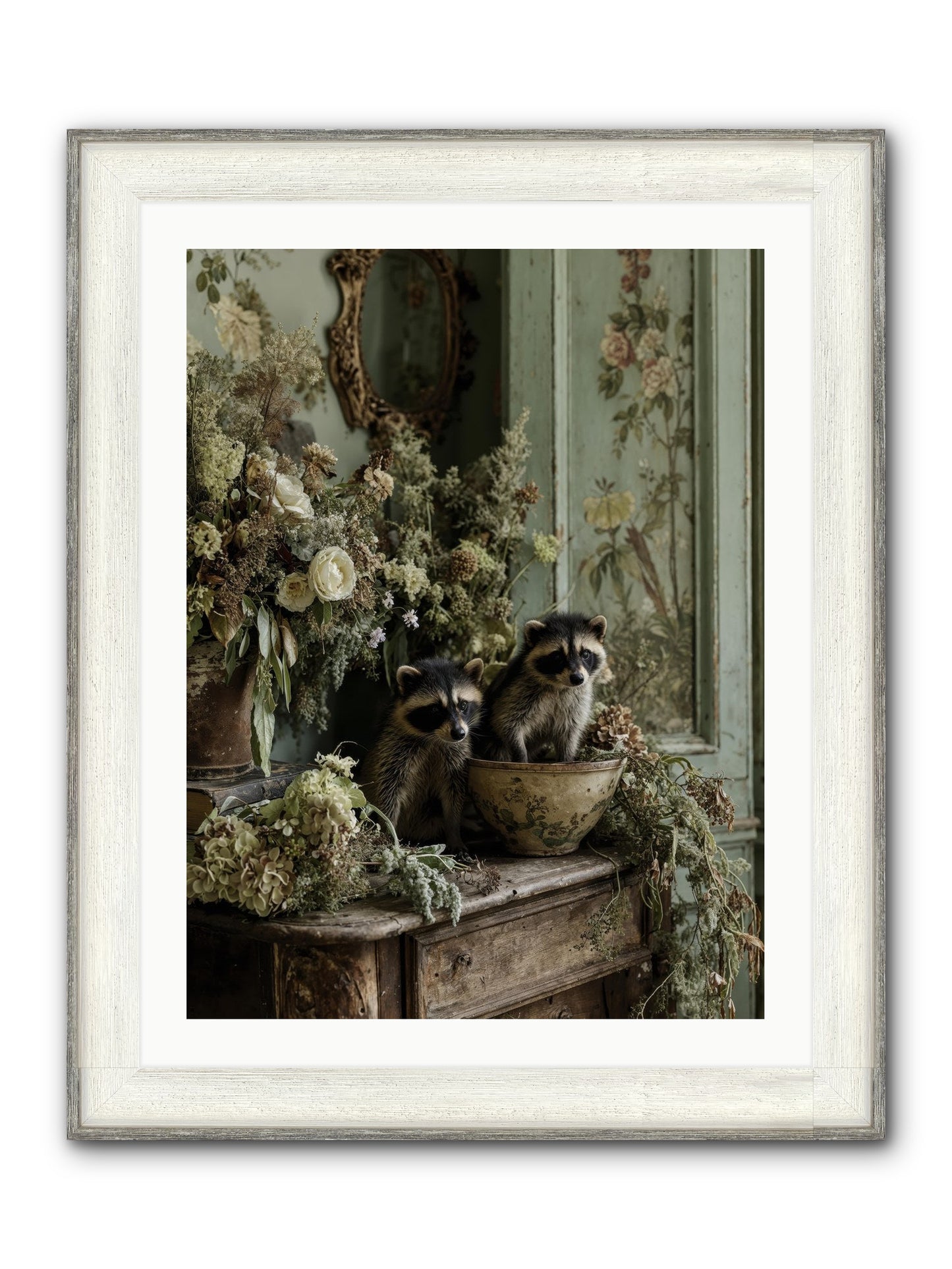 Windsor Road Framed Print - Driftwood White 24x32