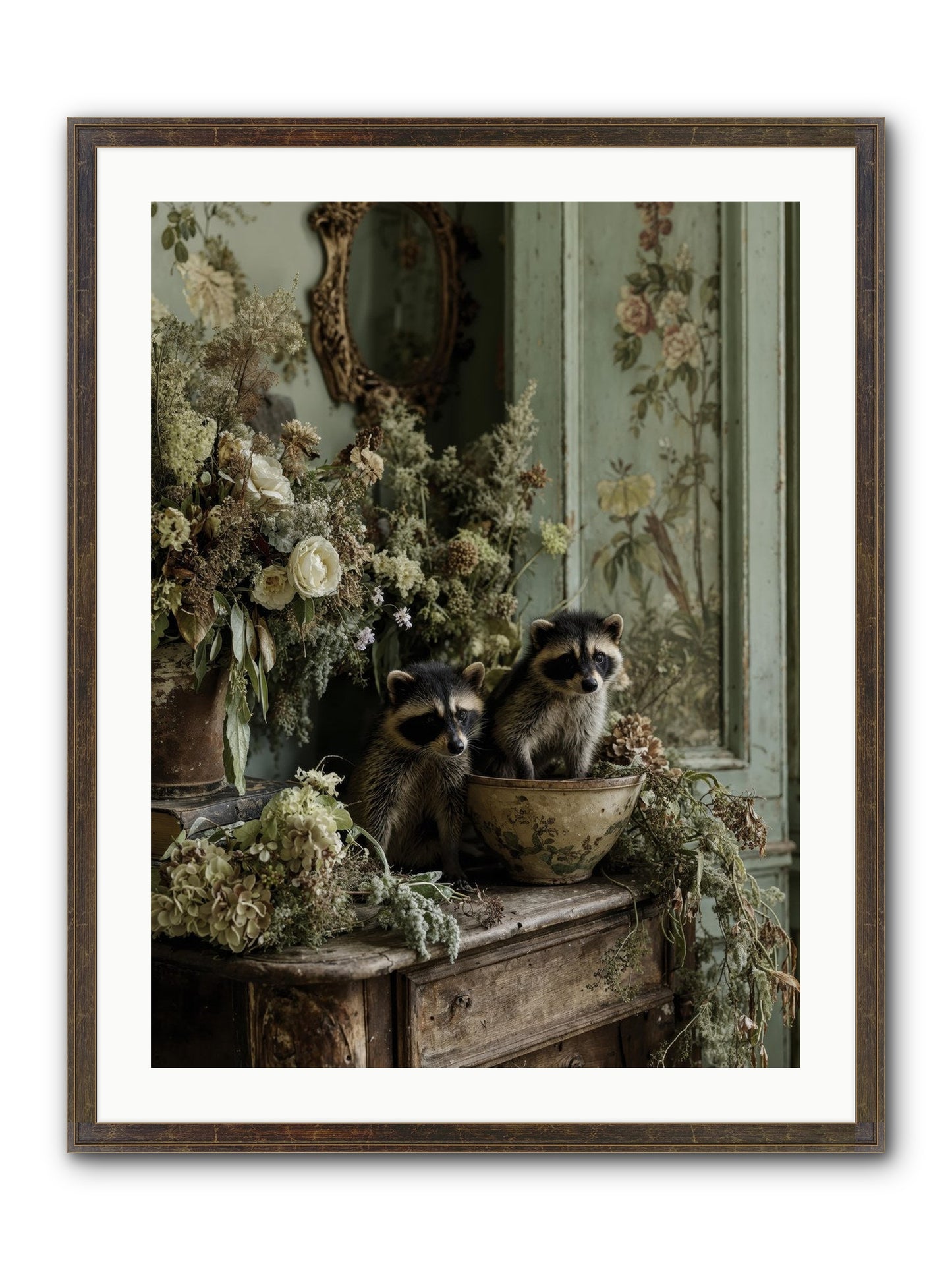 Windsor Road Framed Print - Slimwoods Black/Gold 24x32
