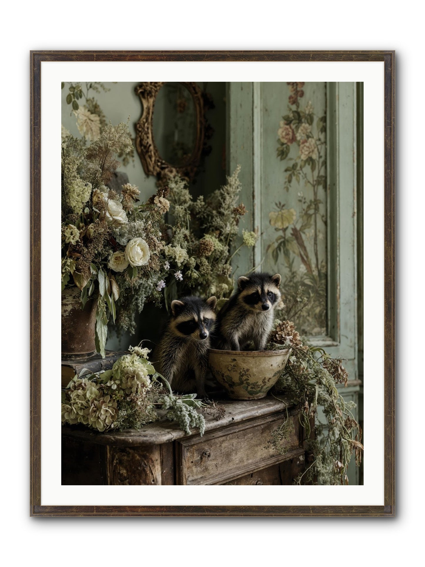Windsor Road Framed Print - Slimwoods Black/Gold 30x40