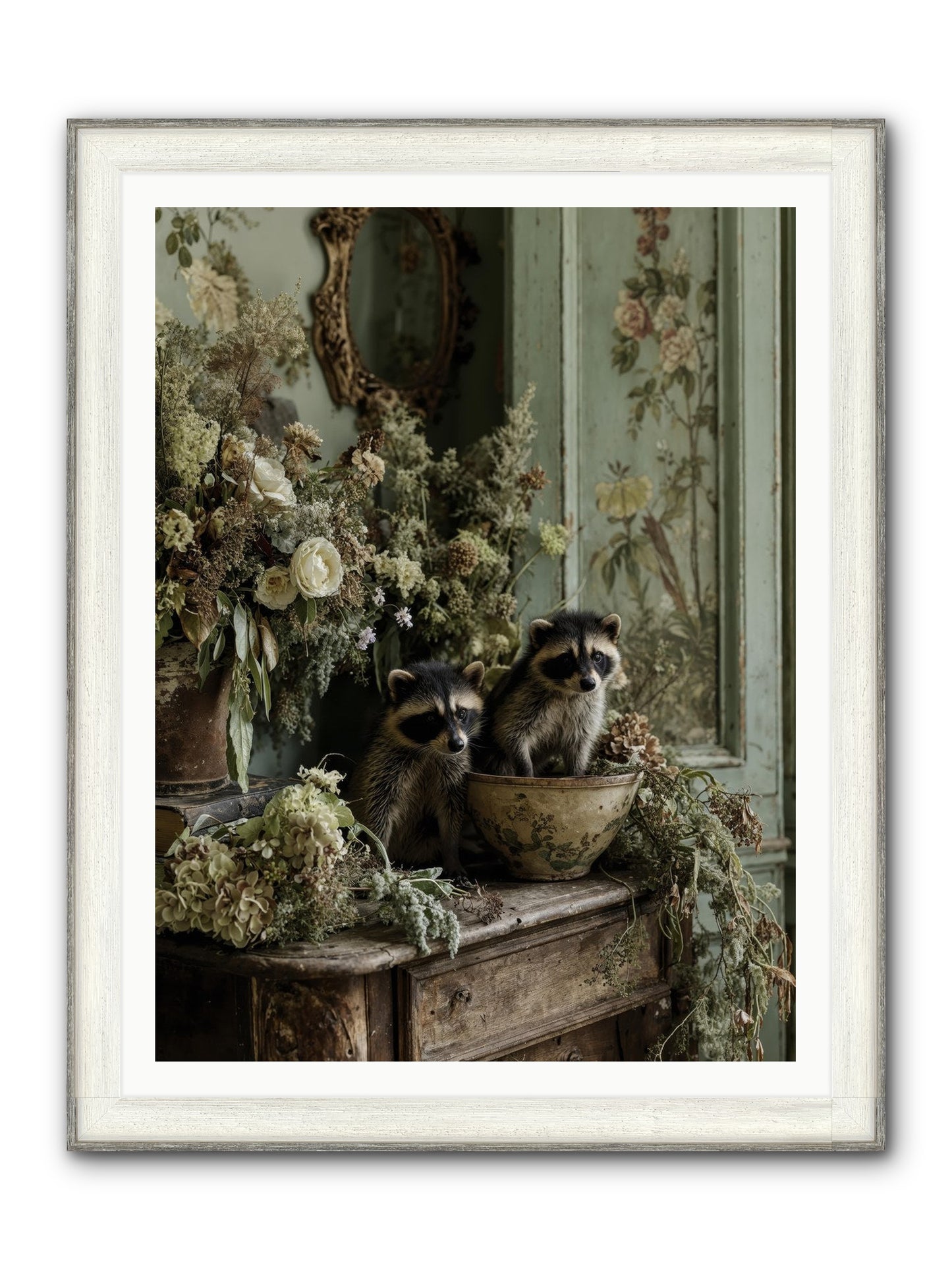Windsor Road Framed Print - Driftwood White 36x48