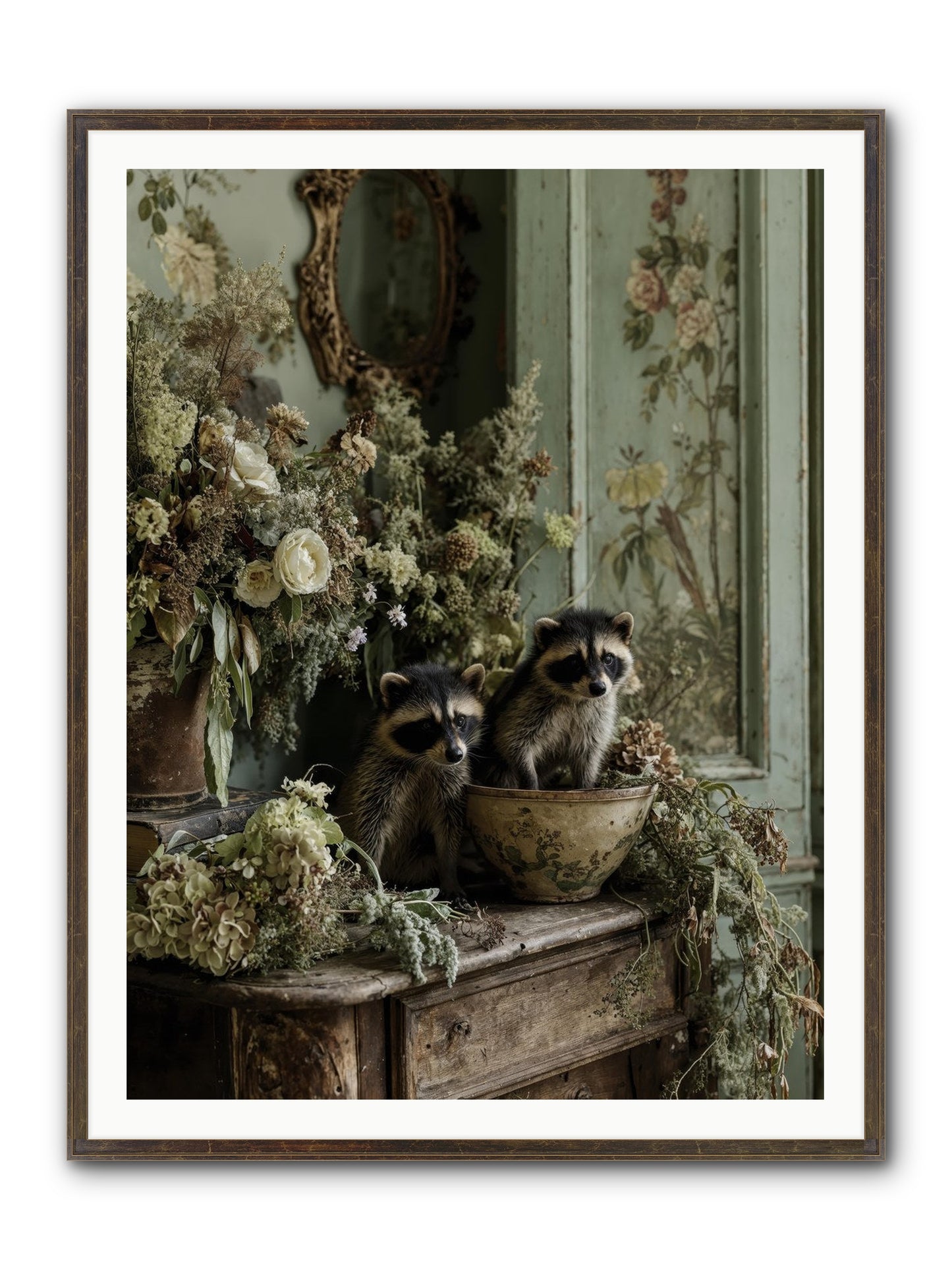 Windsor Road Framed Print - Slimwoods Black/Gold 36x48