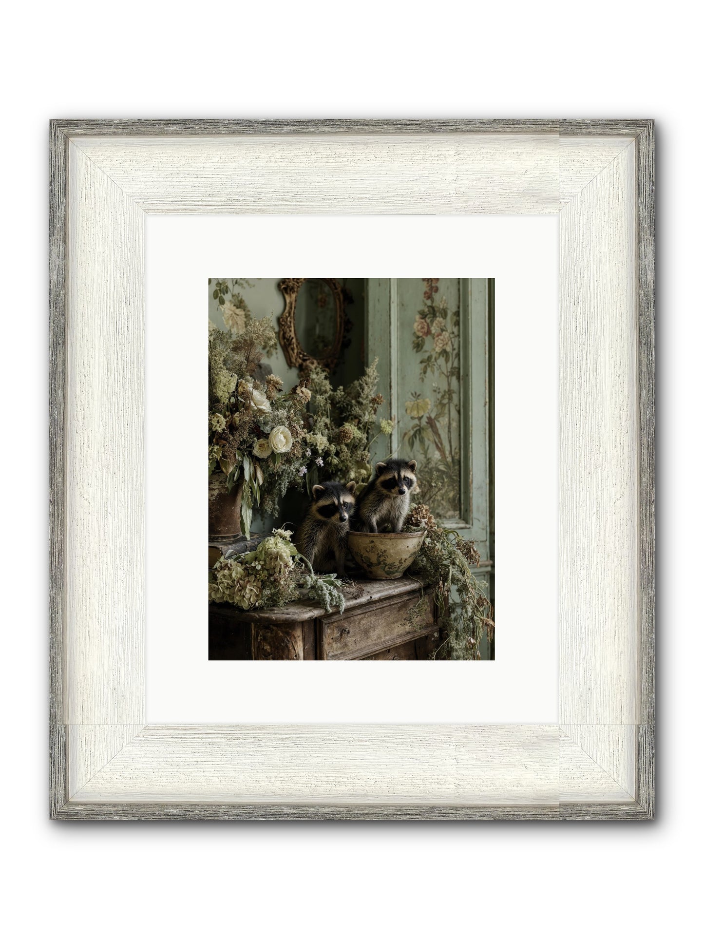 Windsor Road Framed Print - Driftwood White 9x12