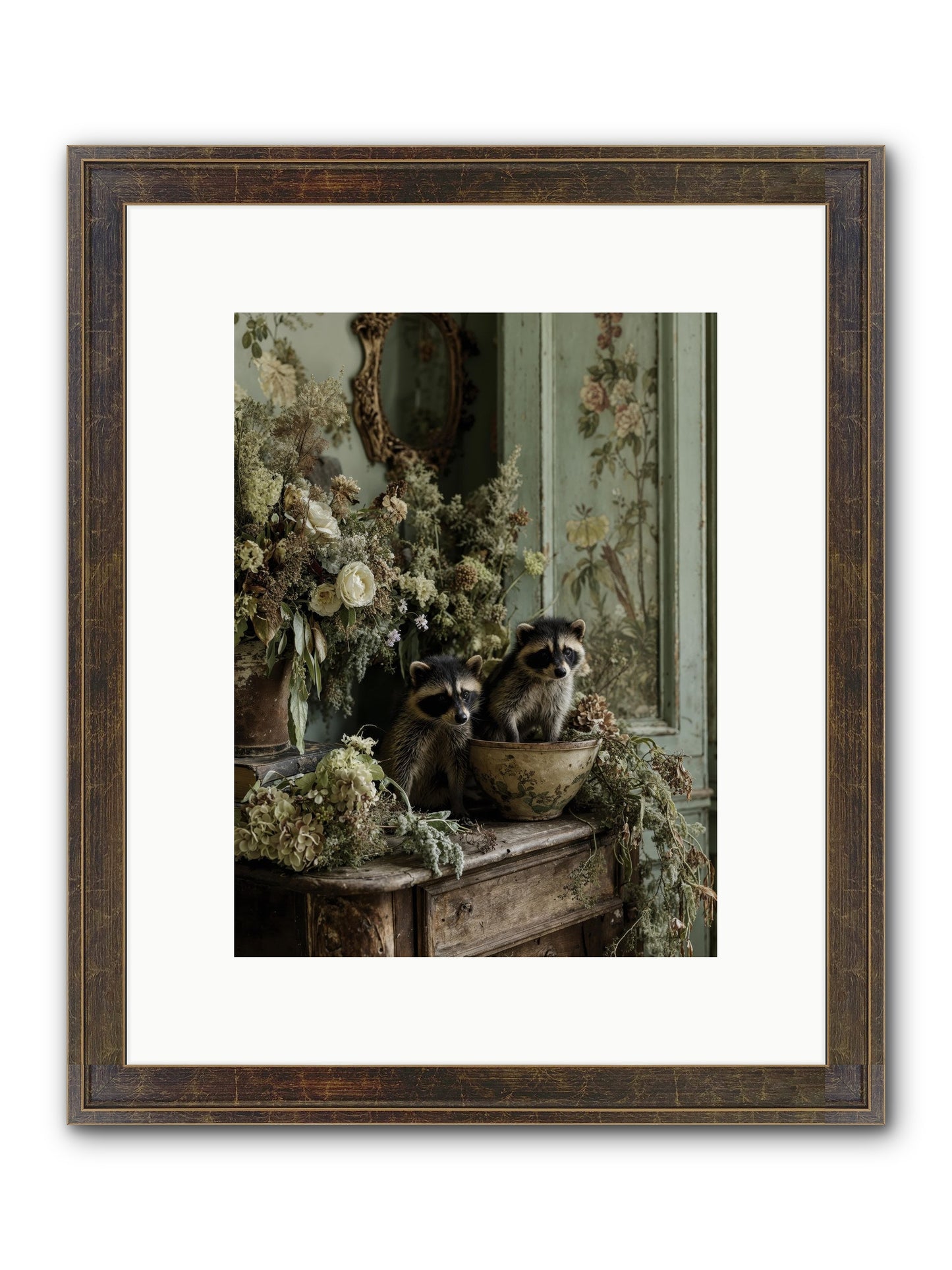 Windsor Road Framed Print - Slimwoods Black/Gold 9x12