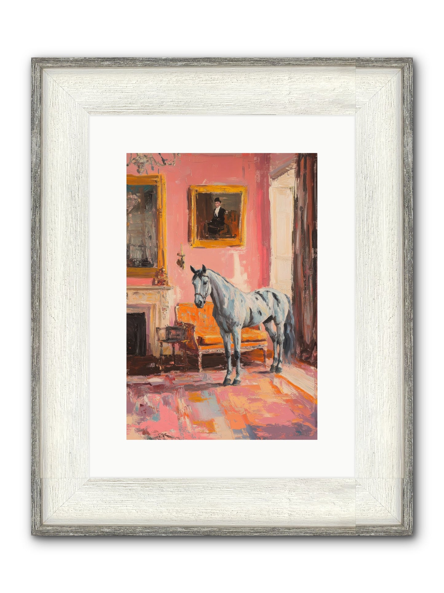 Windsor Whisper Framed Print - Driftwood White 10x15
