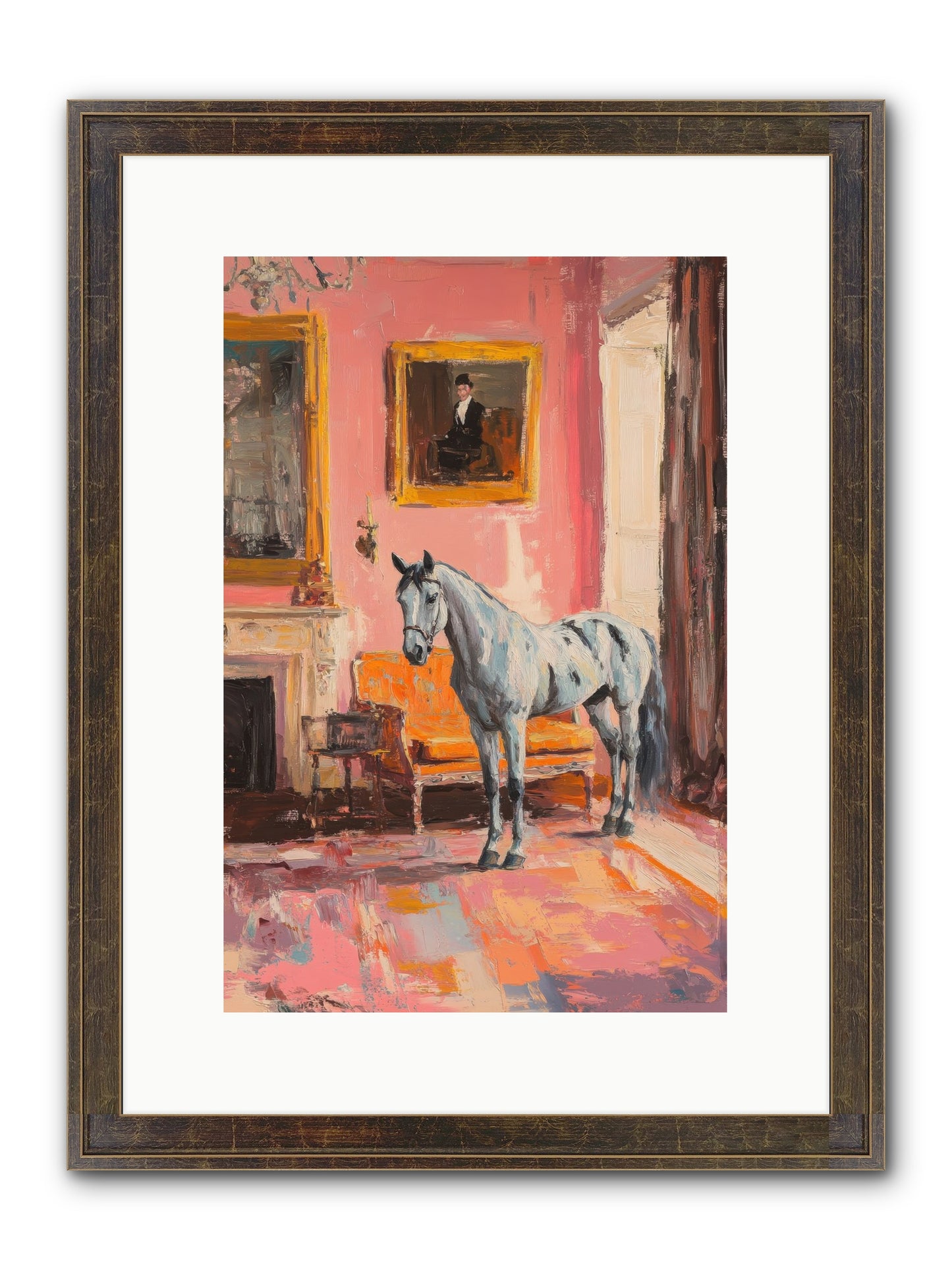 Windsor Whisper Framed Print - Slimwoods Black/Gold 10x15