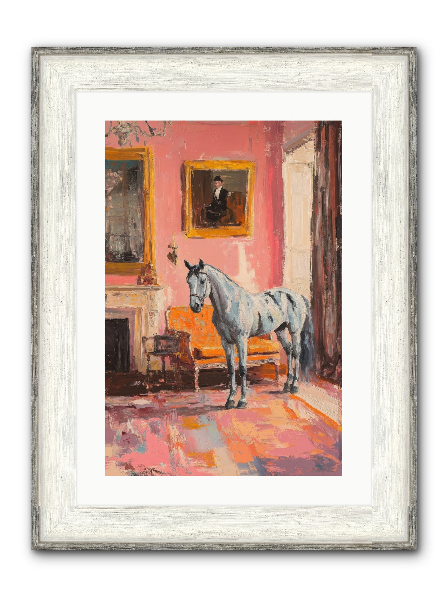 Windsor Whisper Framed Print - Driftwood White 16x24