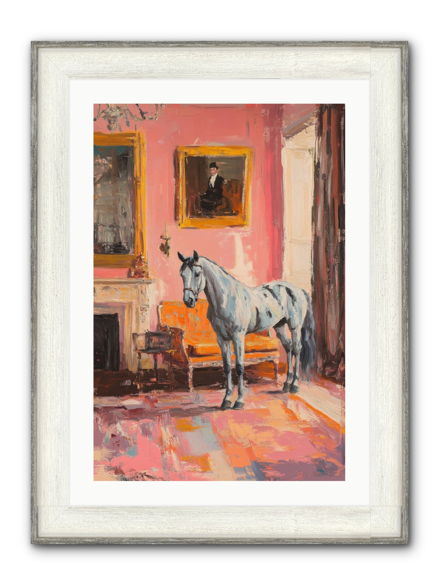 Windsor Whisper Framed Print - Driftwood White 20x30