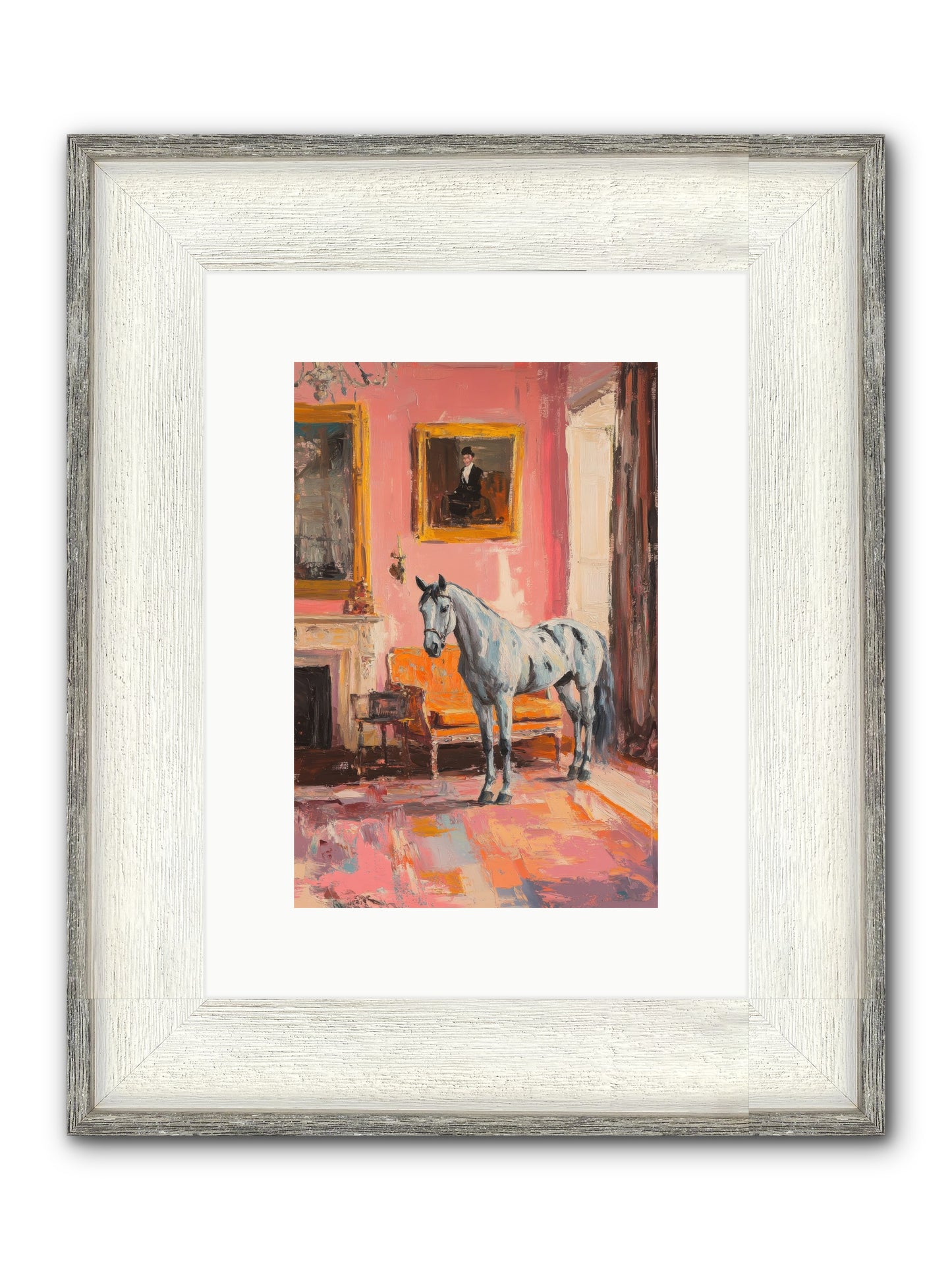 Windsor Whisper Framed Print - Driftwood White 8x12