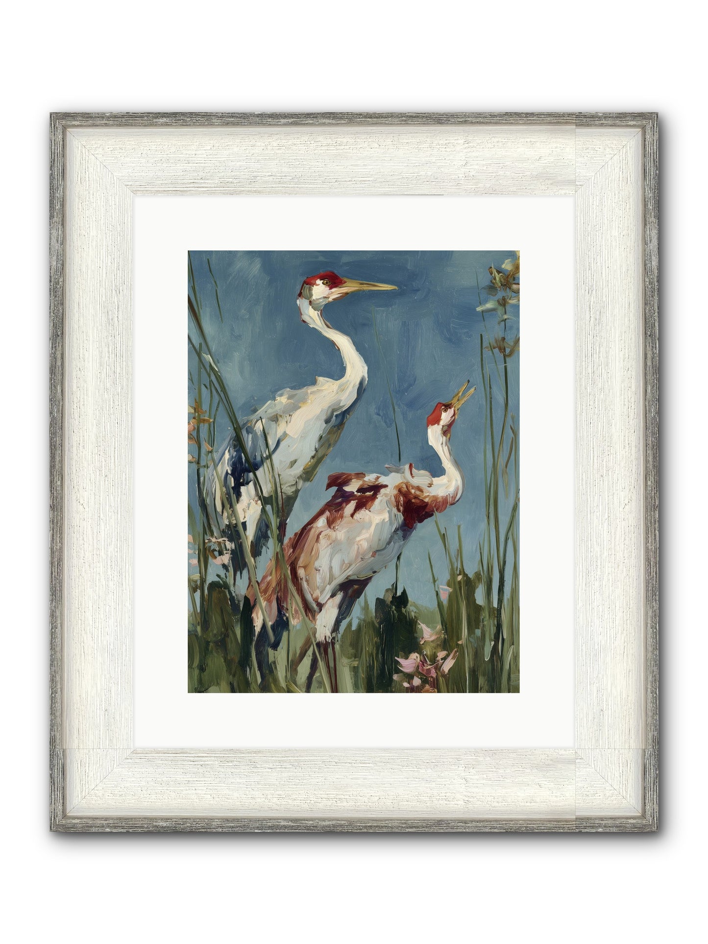 Windswept Chambers Framed Print - Driftwood White 12x16
