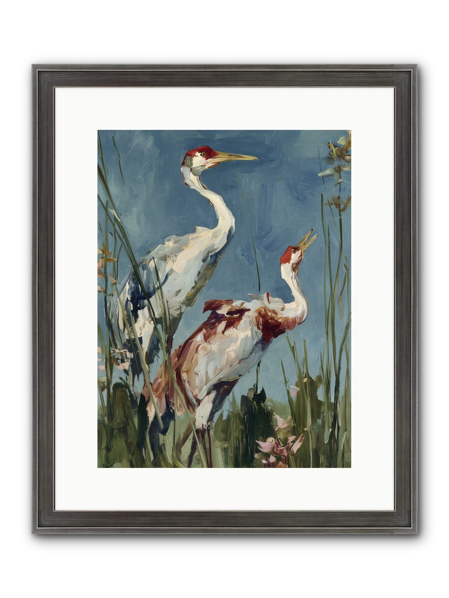Windswept Chambers Framed Print - Slimwoods Black/Silver 12x16