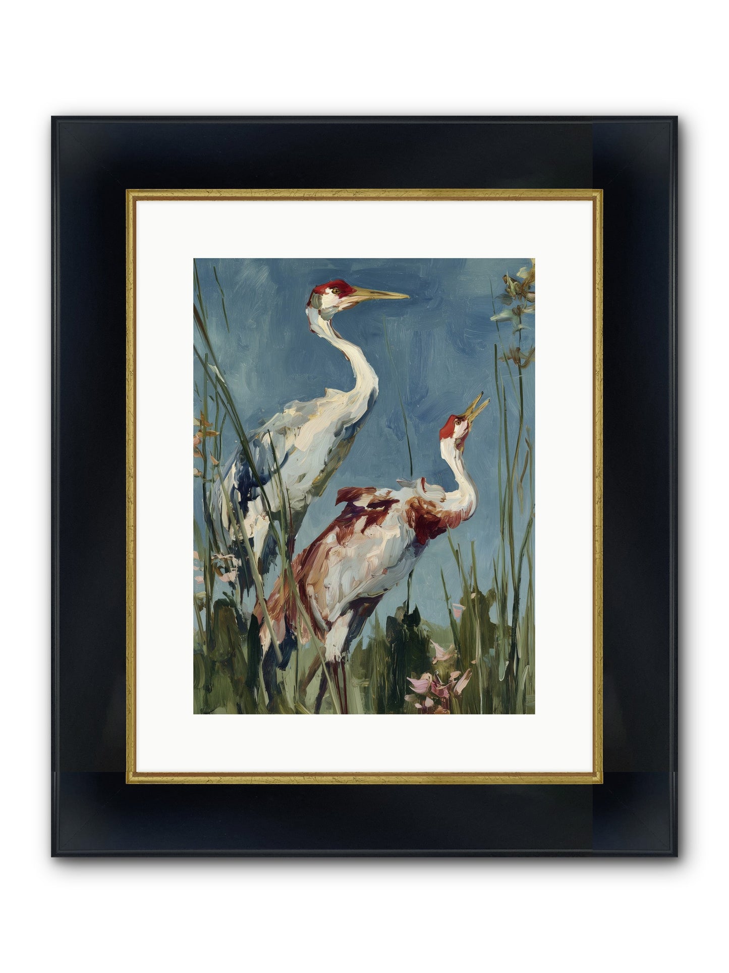 Windswept Chambers Framed Print - Wide Black w/Gold 12x16