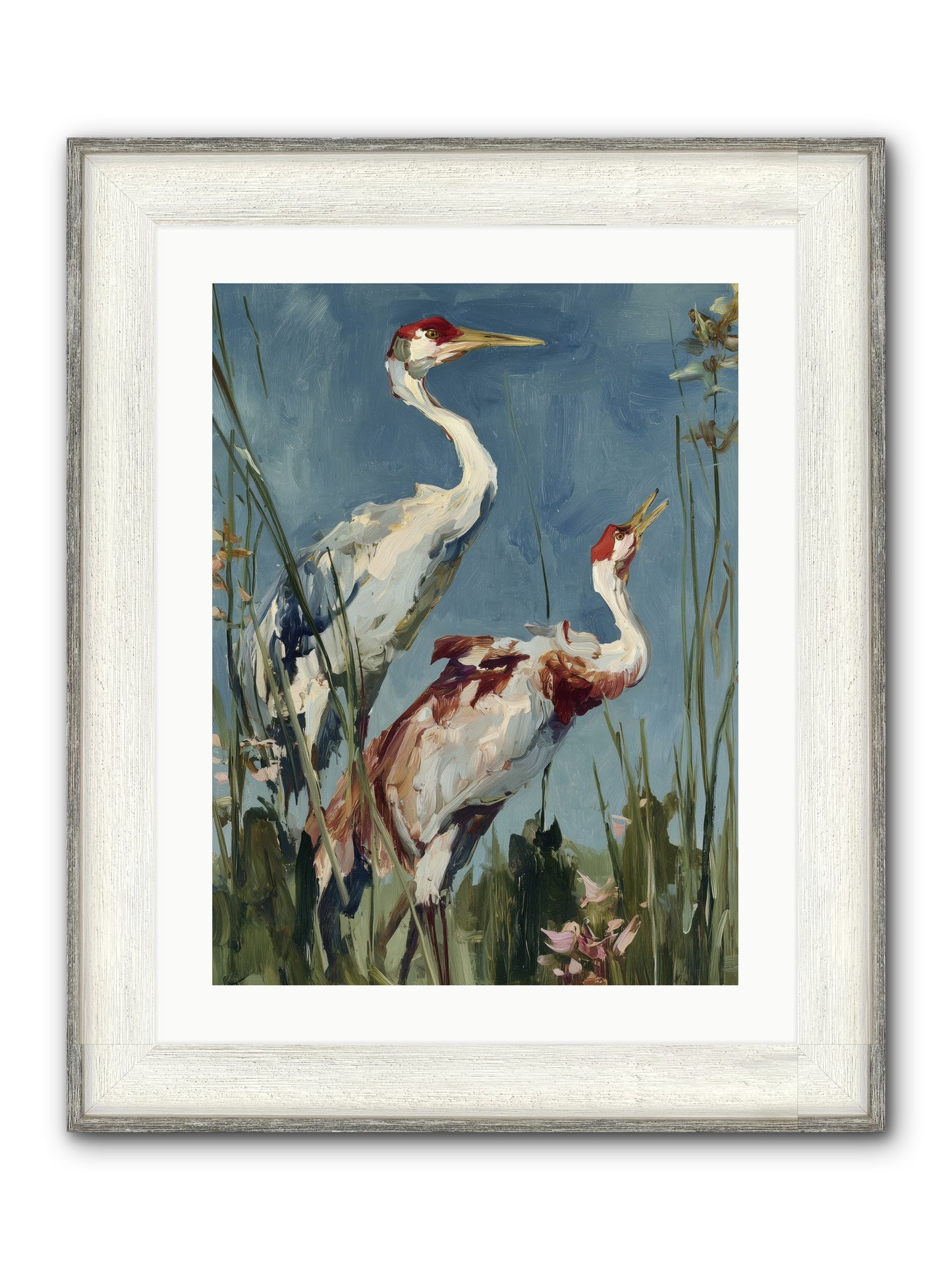 Windswept Chambers Framed Print - Driftwood White 18x24