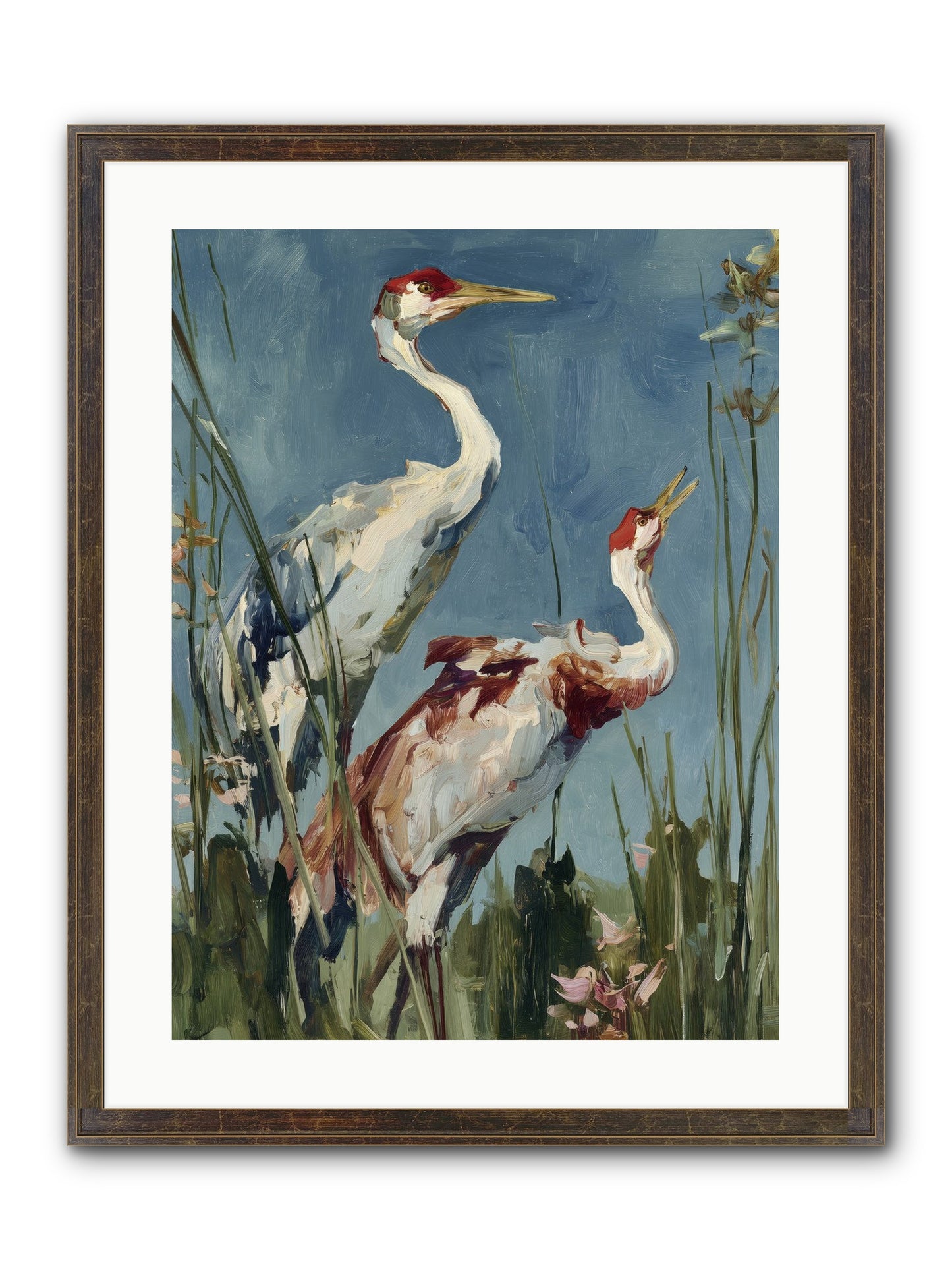 Windswept Chambers Framed Print - Slimwoods Black/Gold 18x24