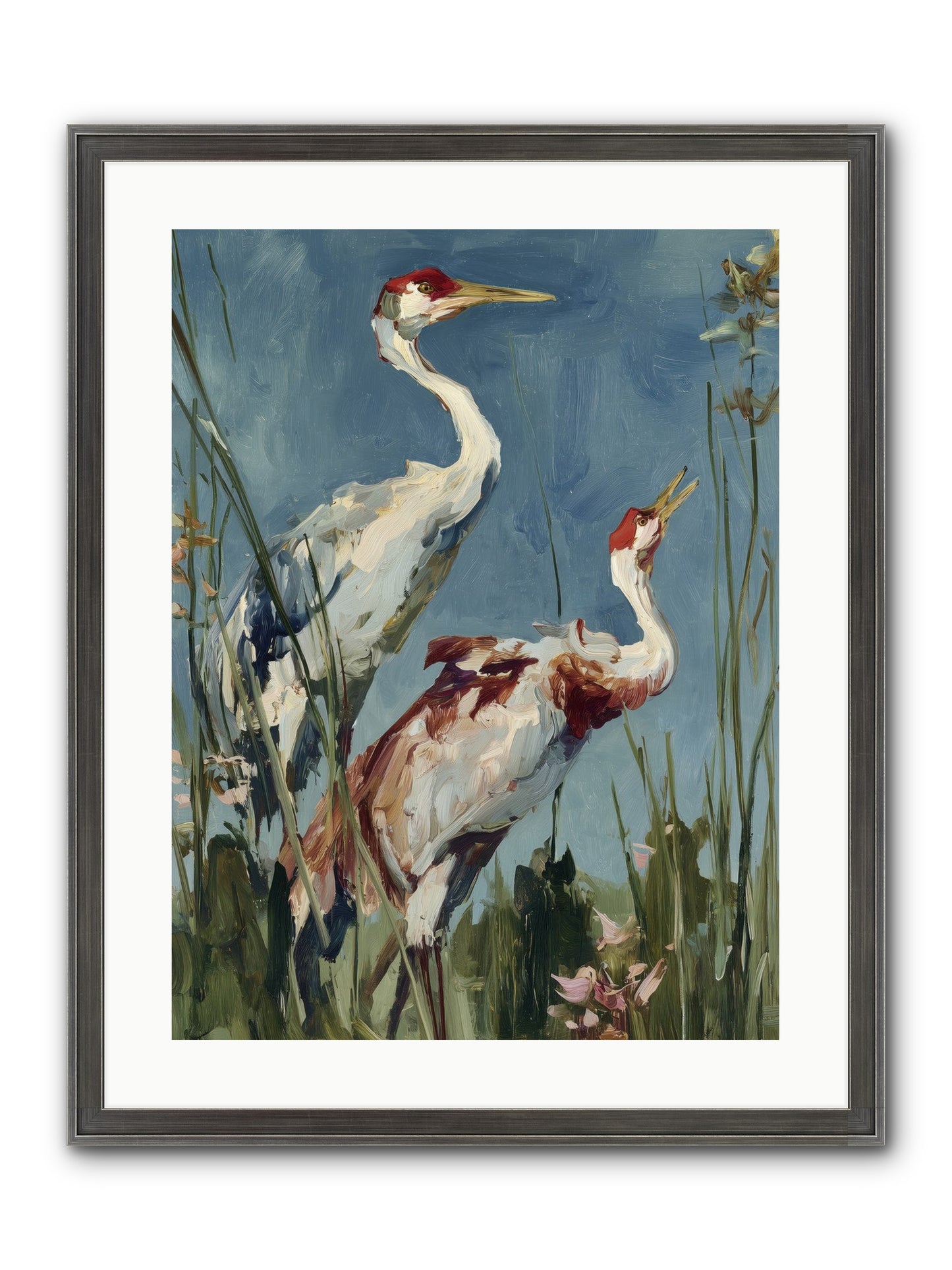 Windswept Chambers Framed Print - Slimwoods Black/Silver 18x24