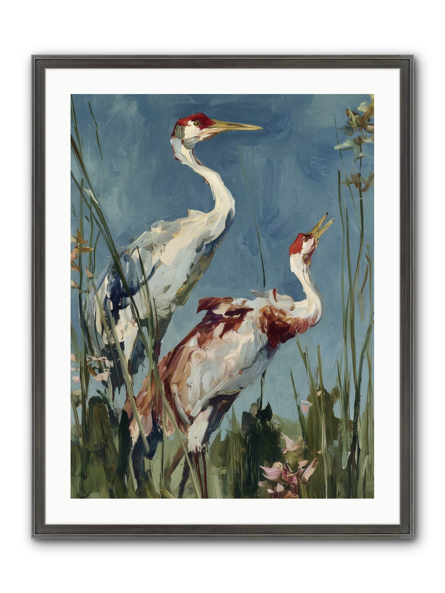 Windswept Chambers Framed Print - Slimwoods Black/Silver 24x32