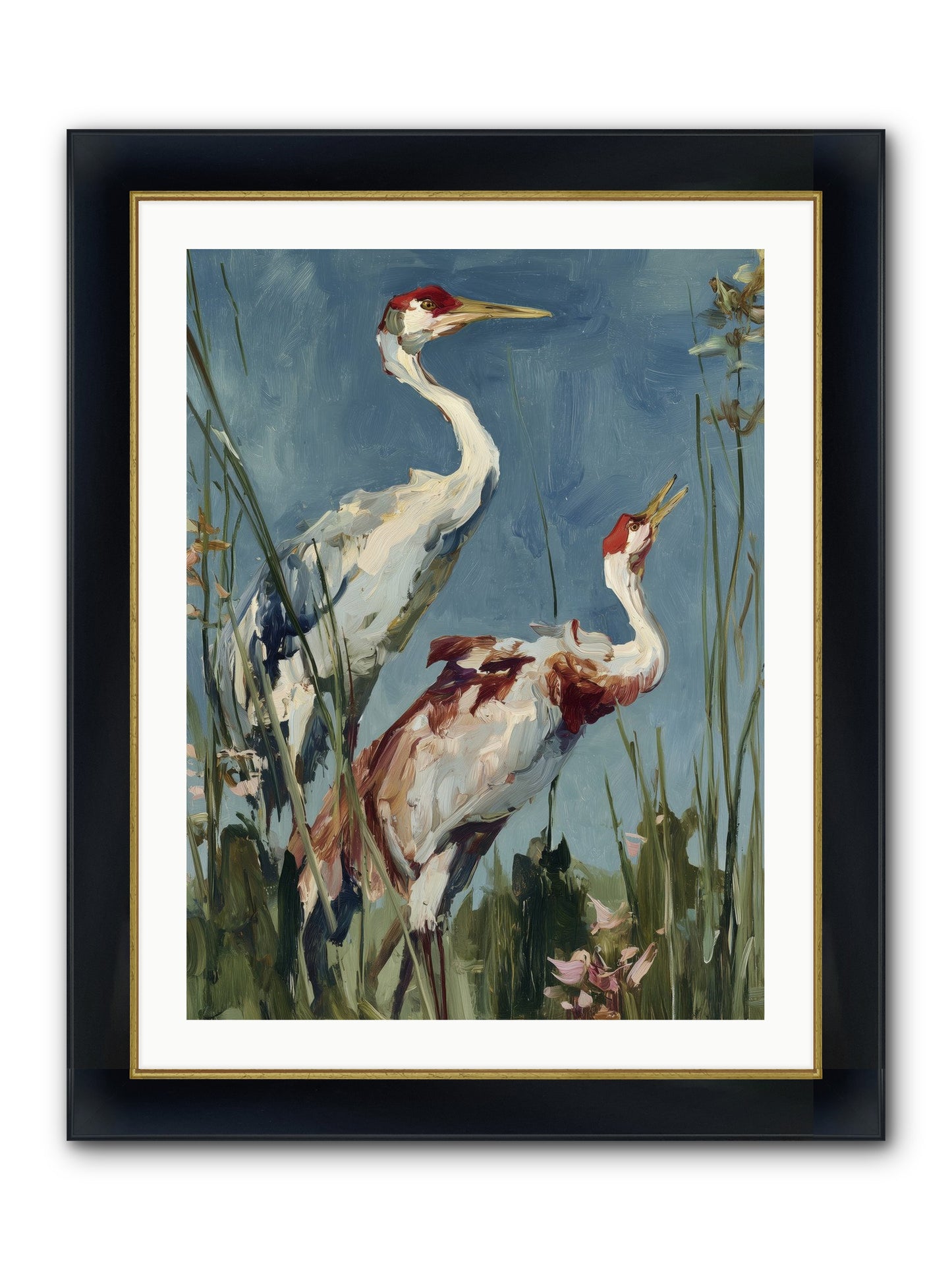 Windswept Chambers Framed Print - Wide Black w/Gold 24x32