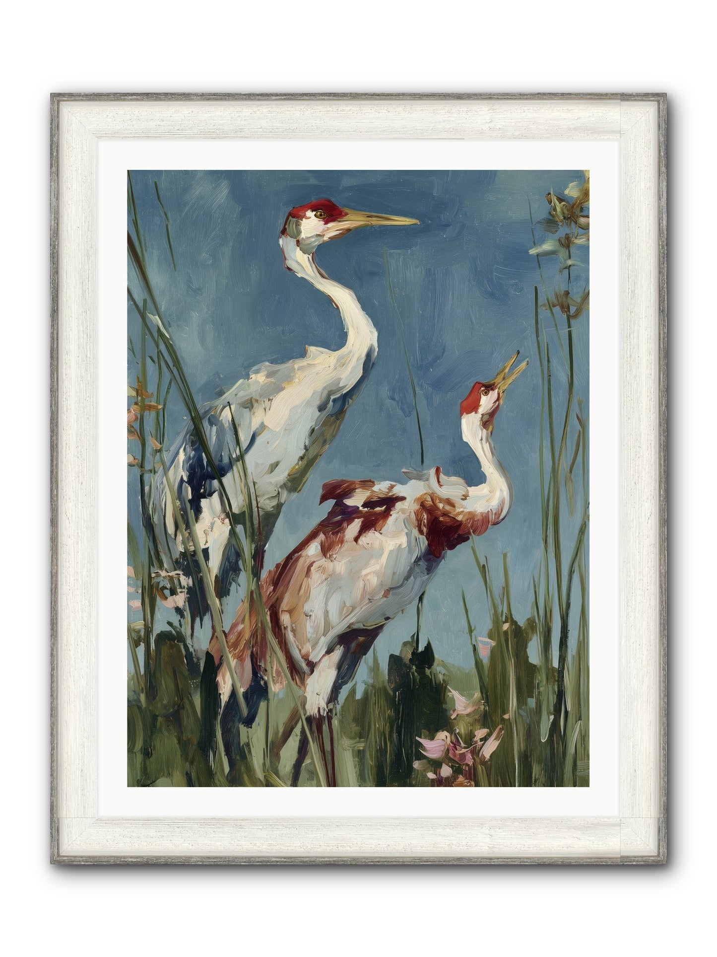 Windswept Chambers Framed Print - Driftwood White 30x40
