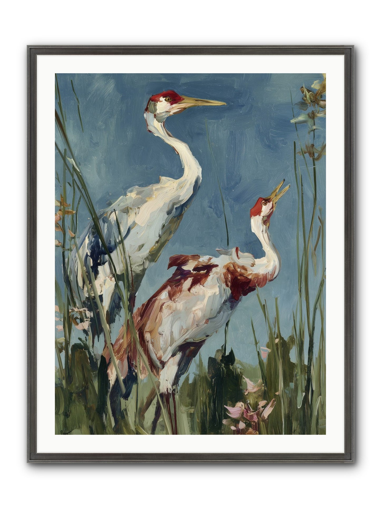 Windswept Chambers Framed Print - Slimwoods Black/Silver 30x40