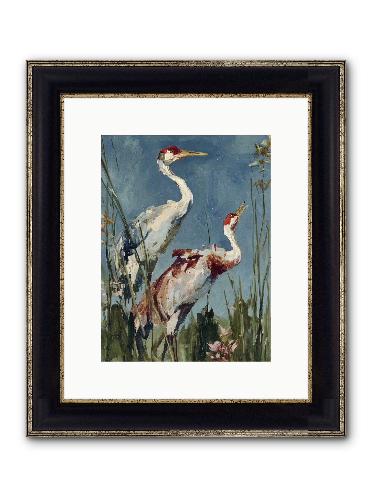 Windswept Chambers Framed Print - Black & Gold 9x12