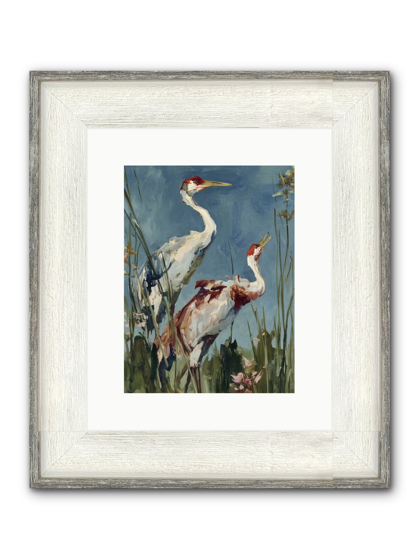 Windswept Chambers Framed Print - Driftwood White 9x12