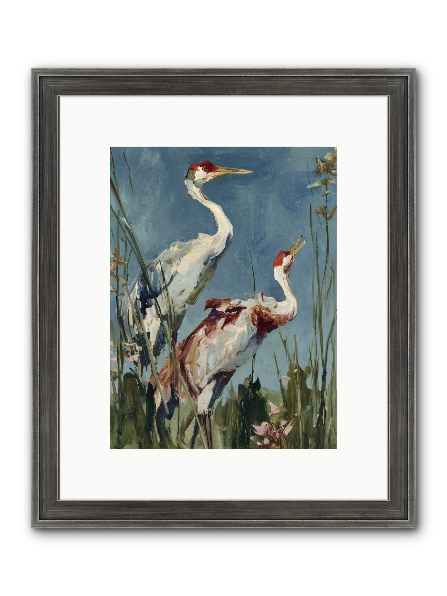 Windswept Chambers Framed Print - Slimwoods Black/Silver 9x12